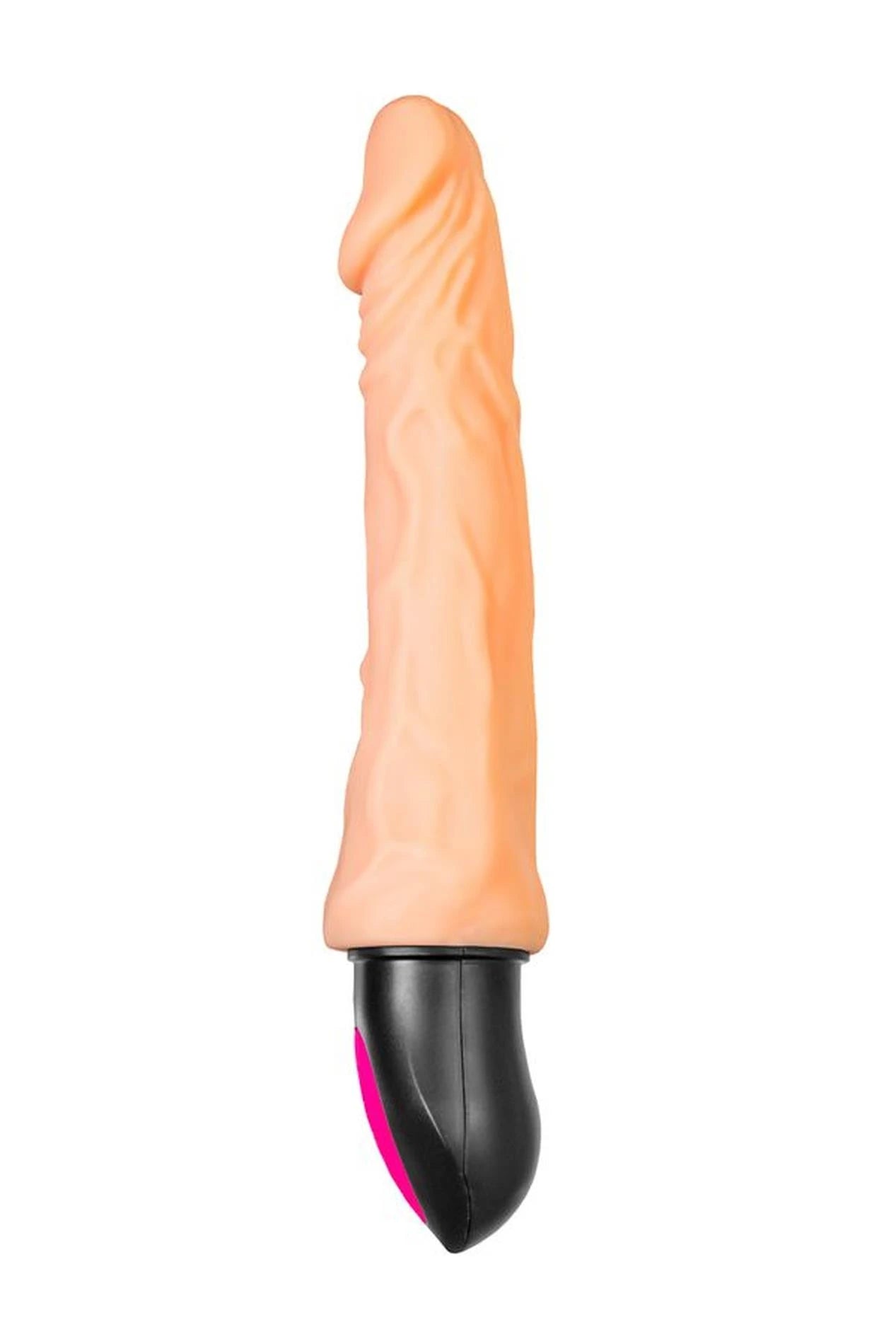 A-TOYS  Realistic Vibrator with heating, TPE, 12 Modes, bendable, recharble