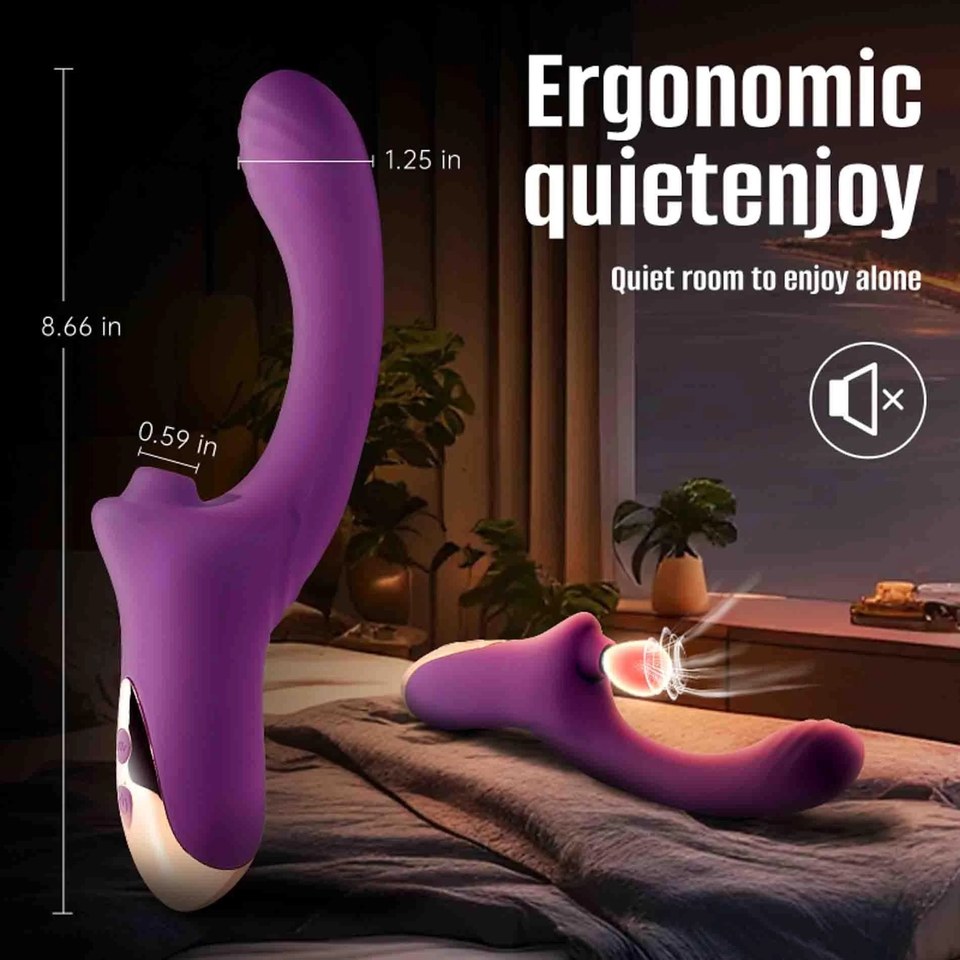 Vibromasseur point G Suking Rouge