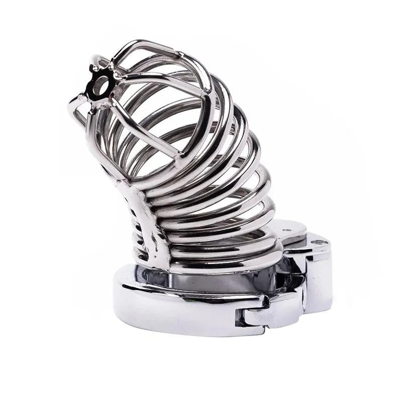 Stainless Steel Penis Cage 1 with Advanced Locking Mechanism