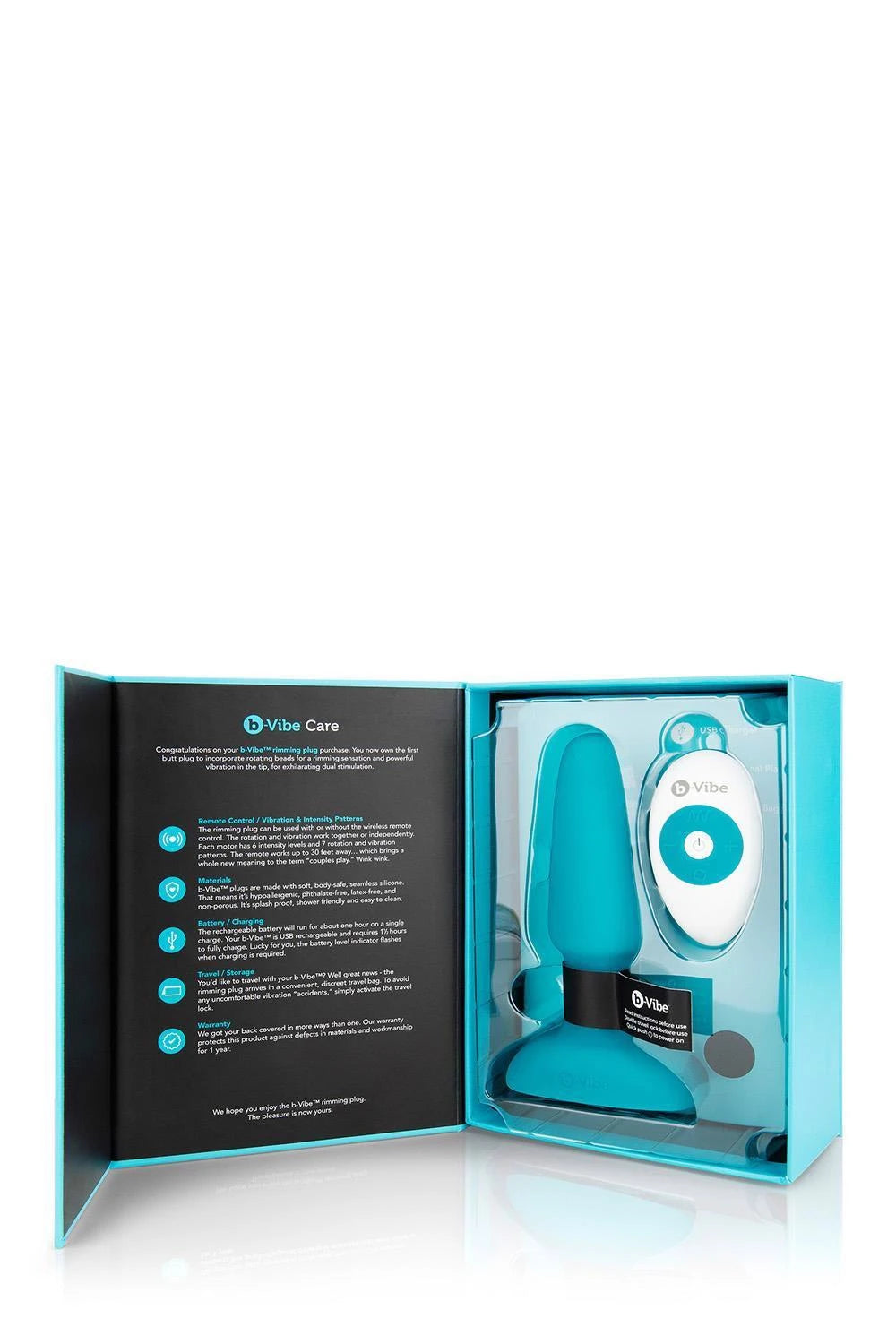 b-Vibe rimming Plug Blue
