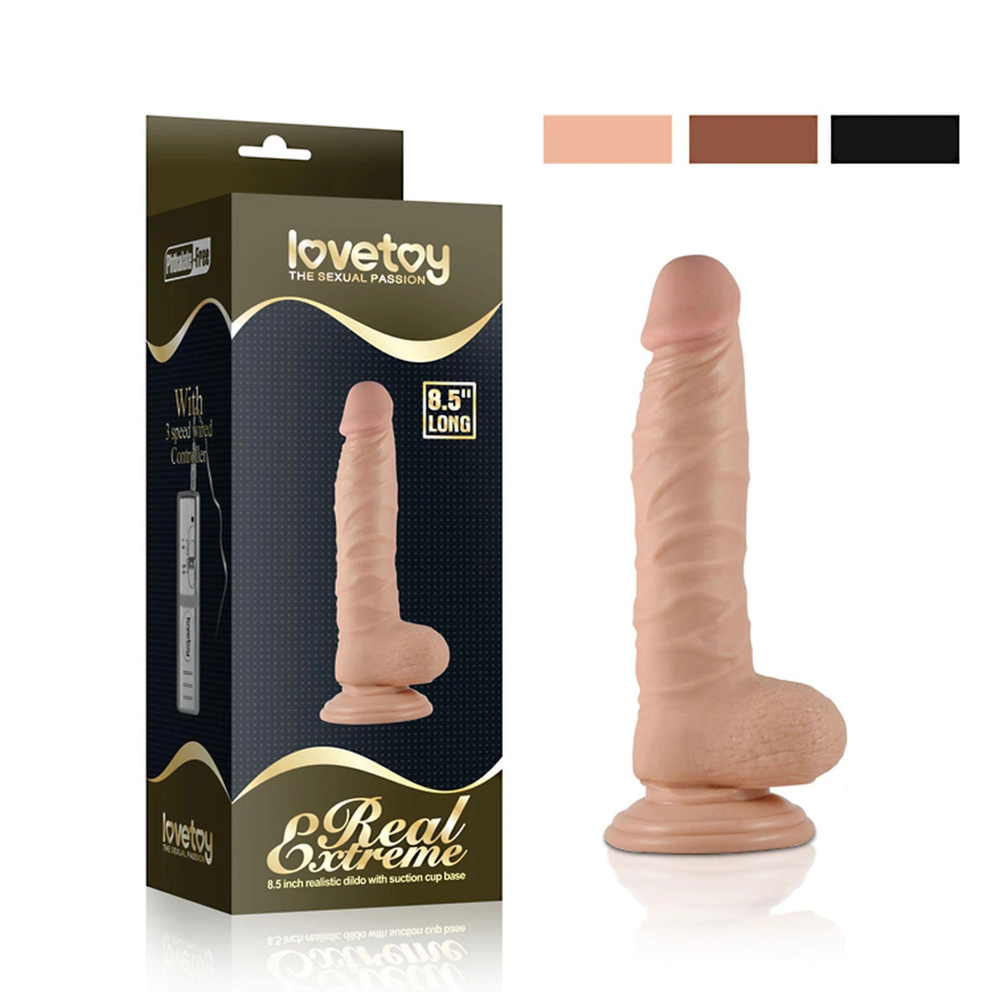 8.5″ Real Extreme Dildo Flesh