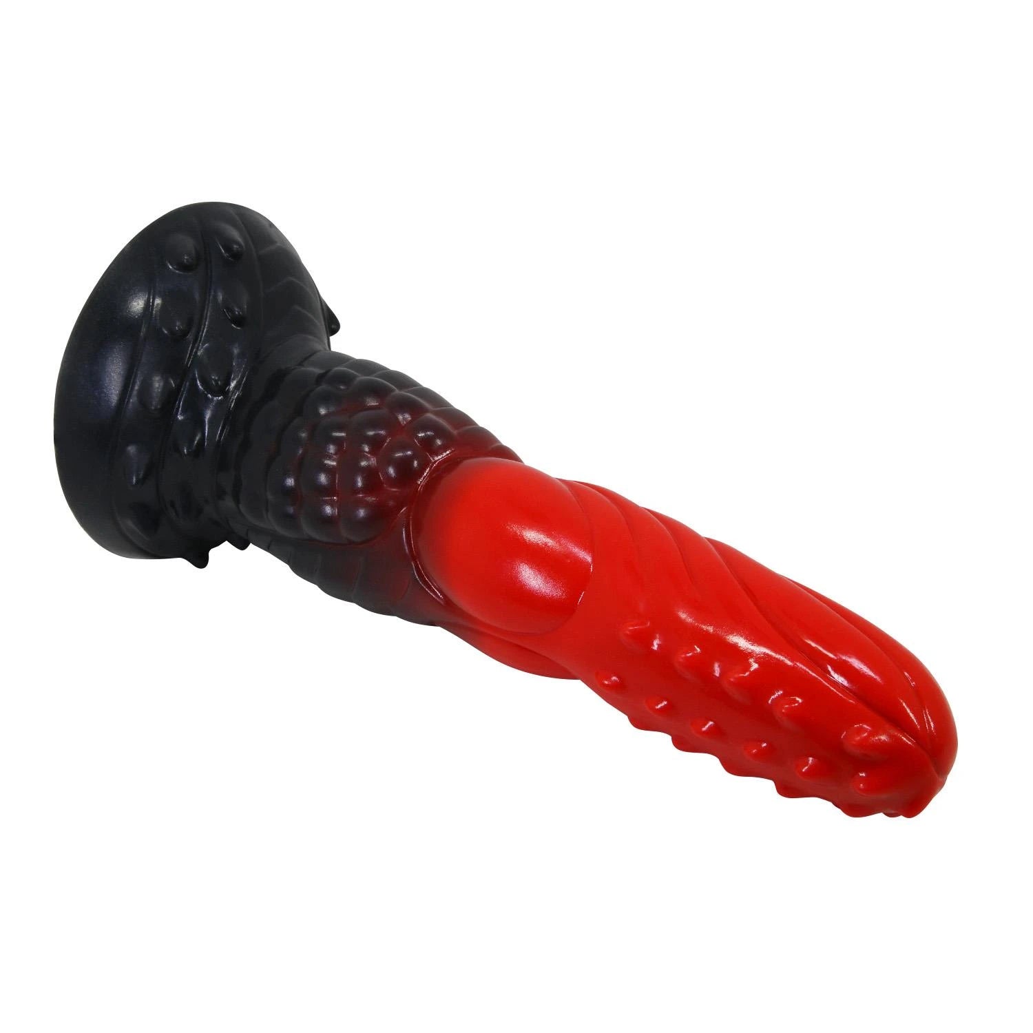 Power Monsters Fire Dragon – Godemichet en silicone Monstres ondulés 24,5 cm