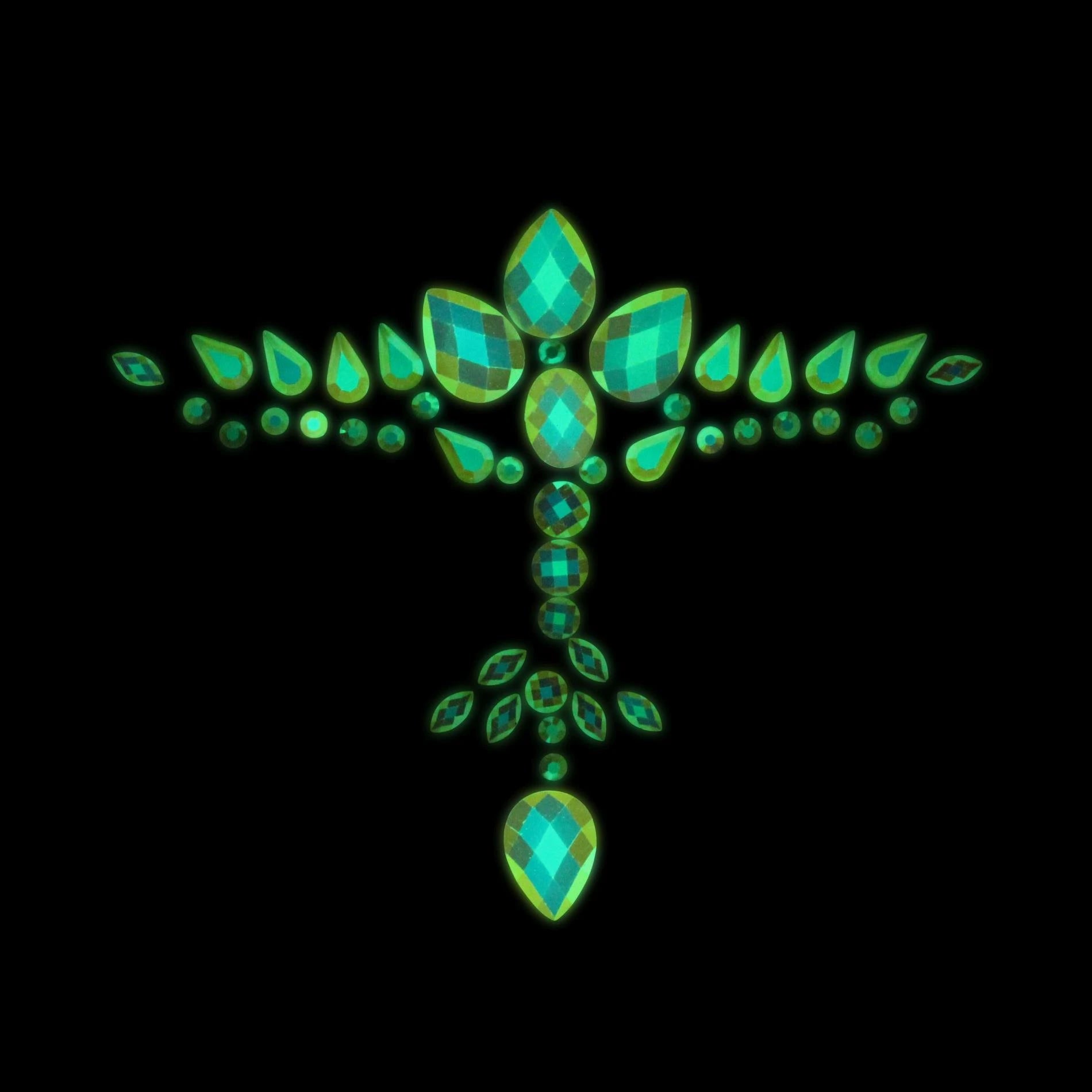 Autocollants bijoux corporels – Poitrine