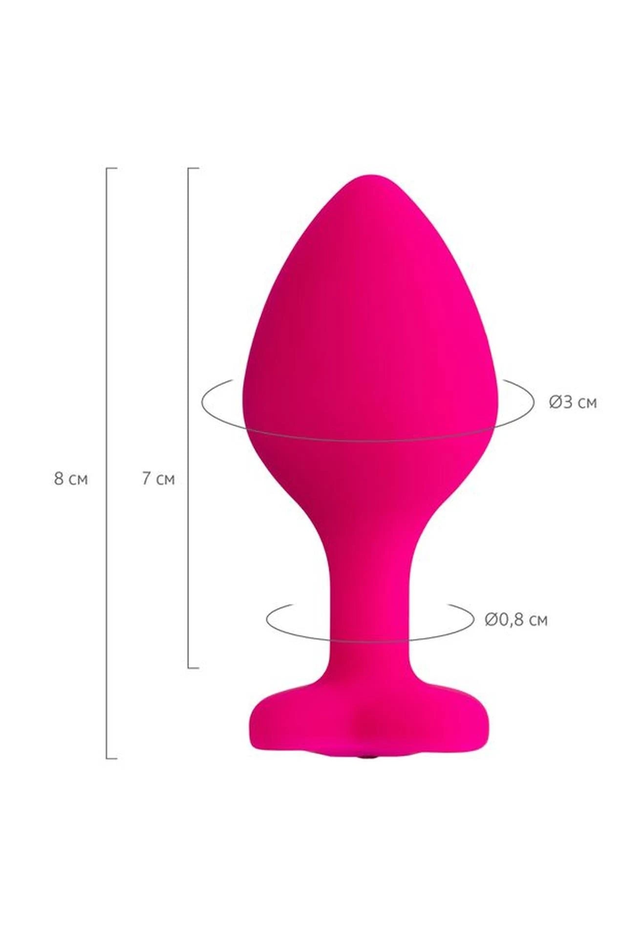 Plug Anal Cœur Diamant