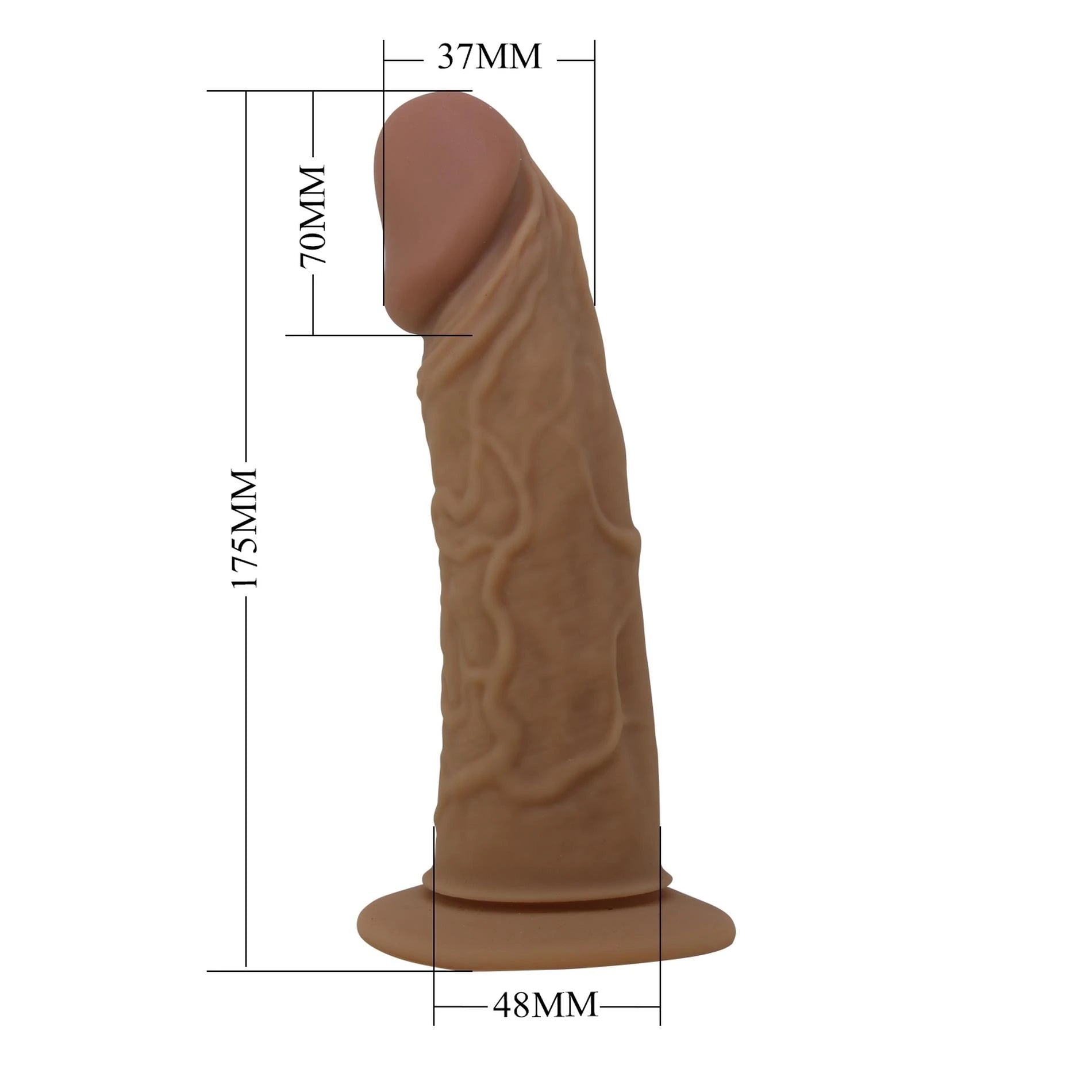 PRETTY LOVE - HARNESS BRIEFS - Houston Strap-On 6.8'' Dildo
