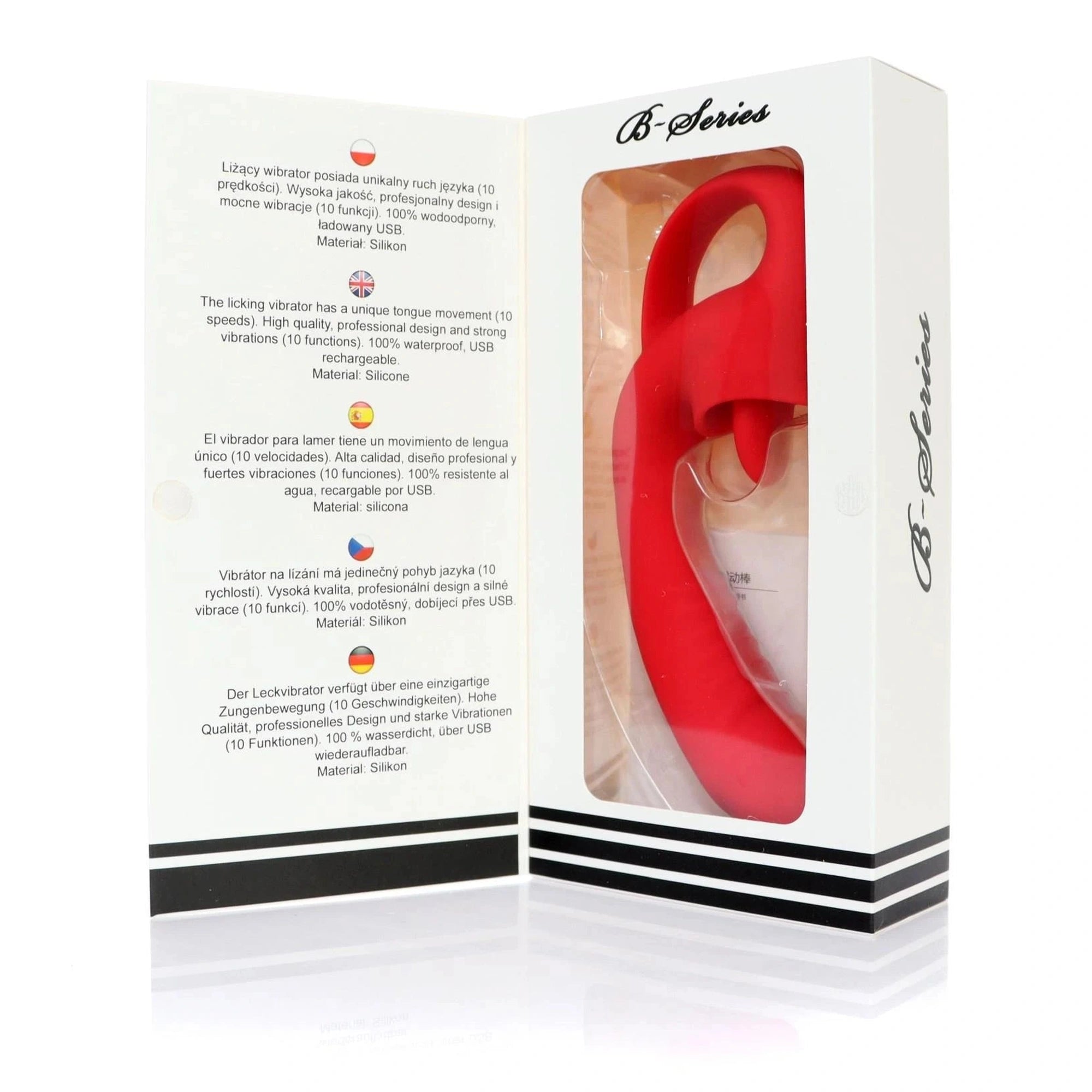 Wibrator - Rechargeable Licking Vibrator USB 10 Functions