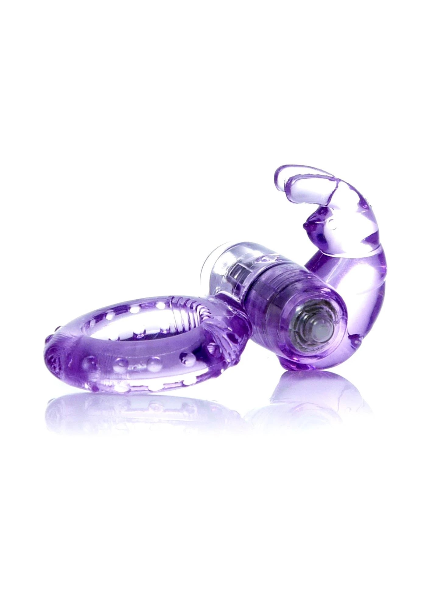 Anneau vibrant lapin Cockring violet