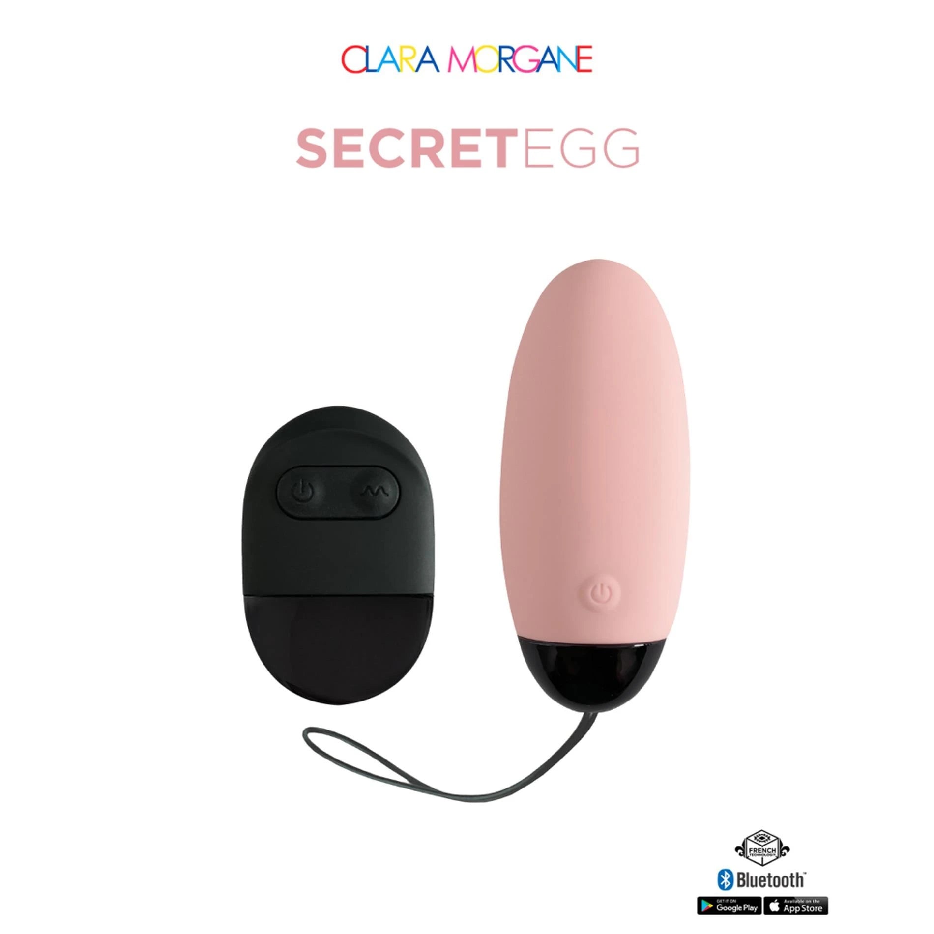 My Vibrating Secret EGG Rose - Contrôlé par application