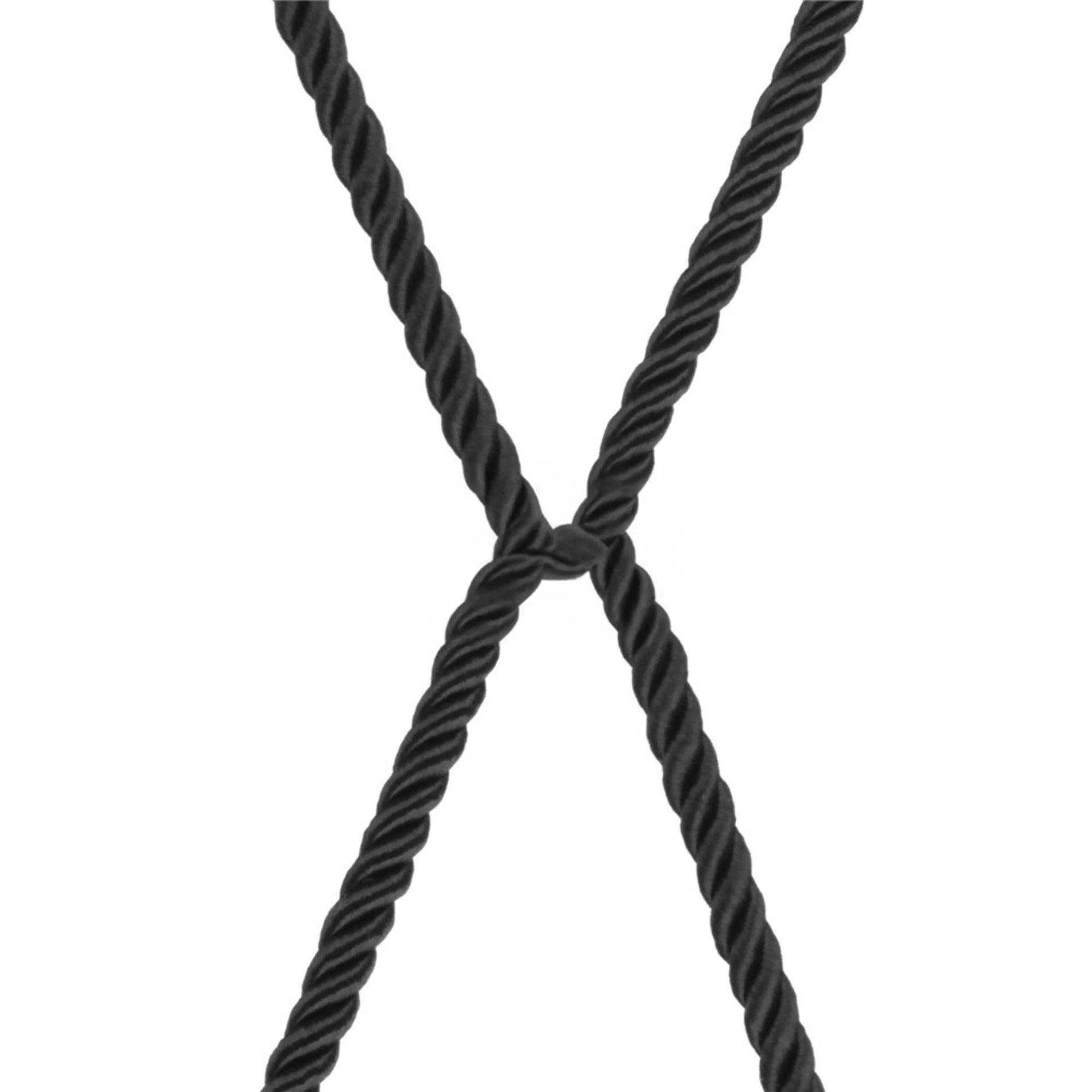 Rebellion Reign Ebony corde de bondage soyeuse