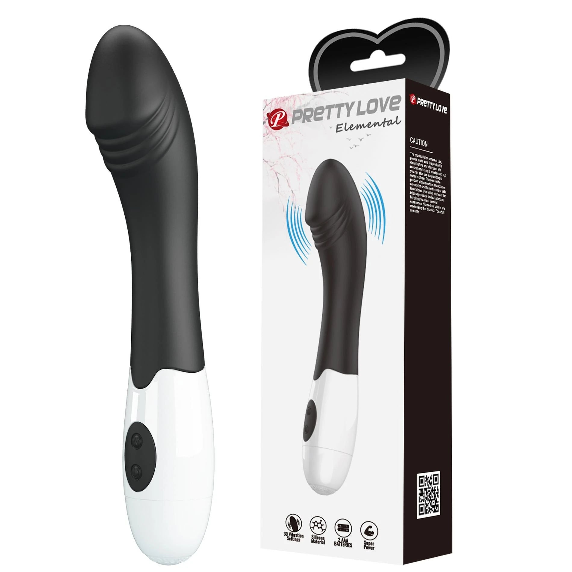 PRETTY LOVE - Elemental Black, 30 vibration functions