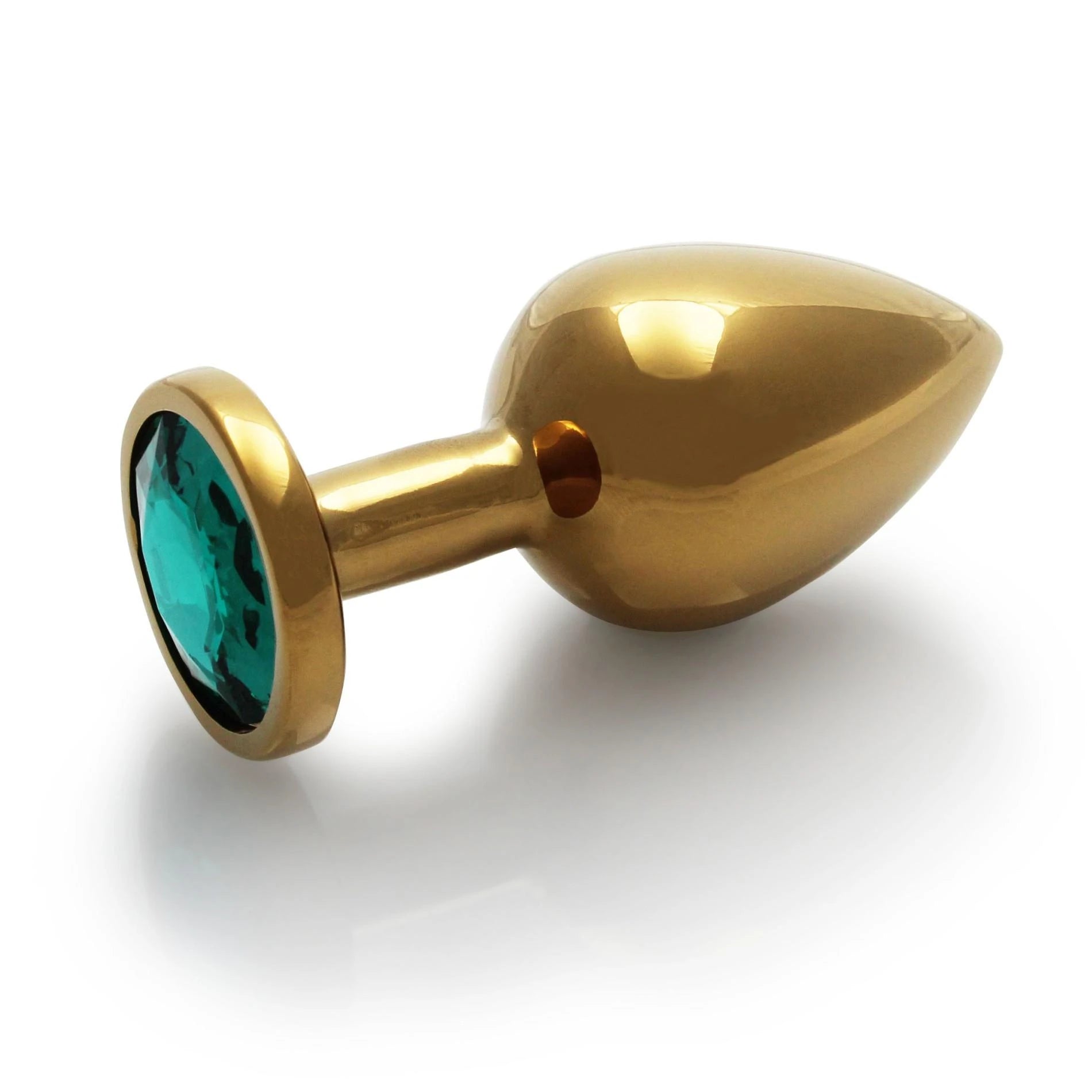 Plug anal avec gemme ronde - Moyen