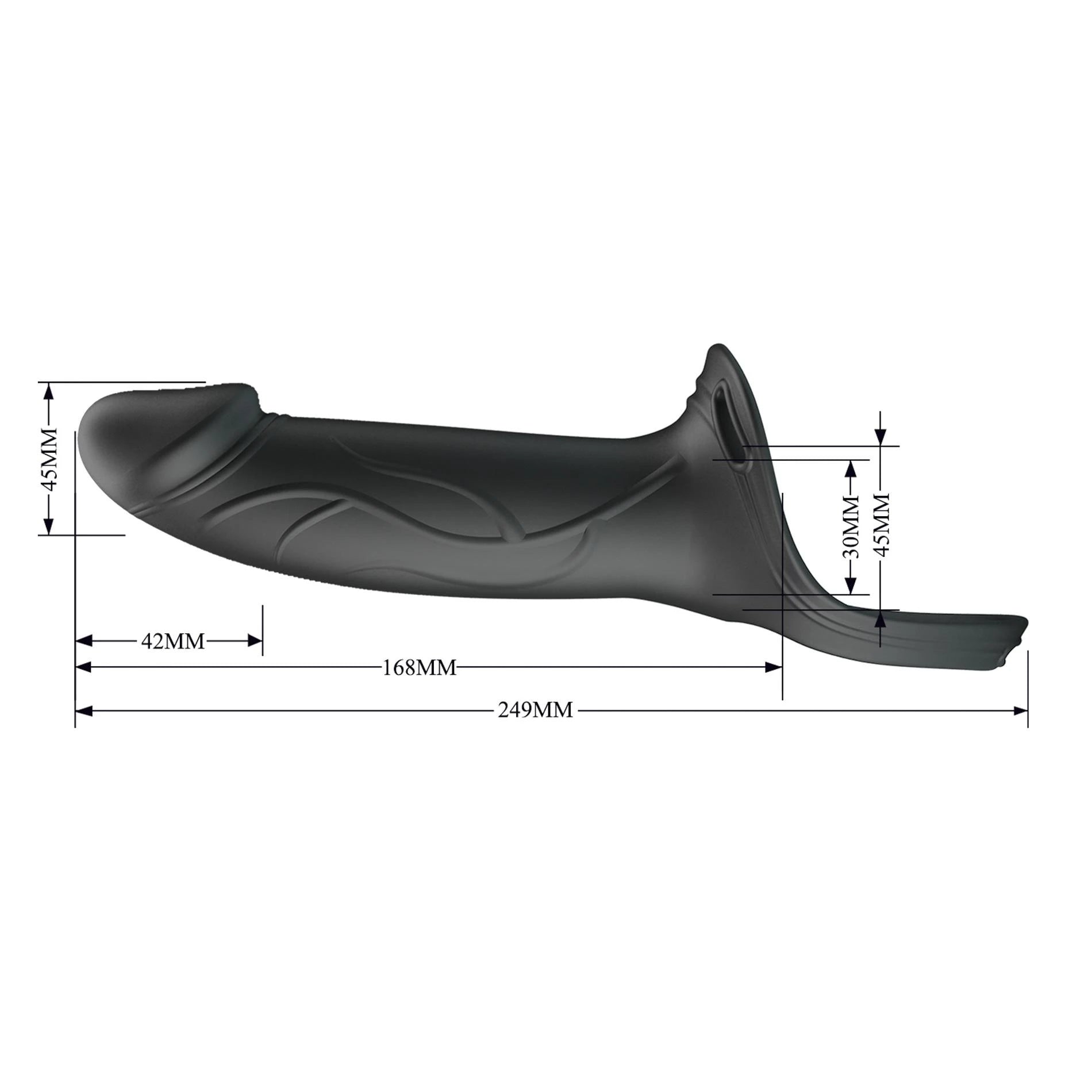 Pretty Love Landon Hollow Strap-On Harness Dildo