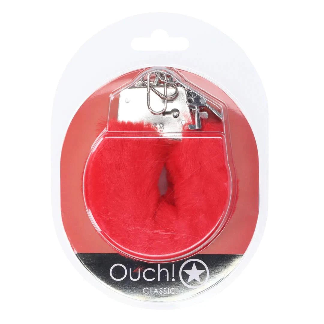 Menottes classiques moelleuses - Rouge