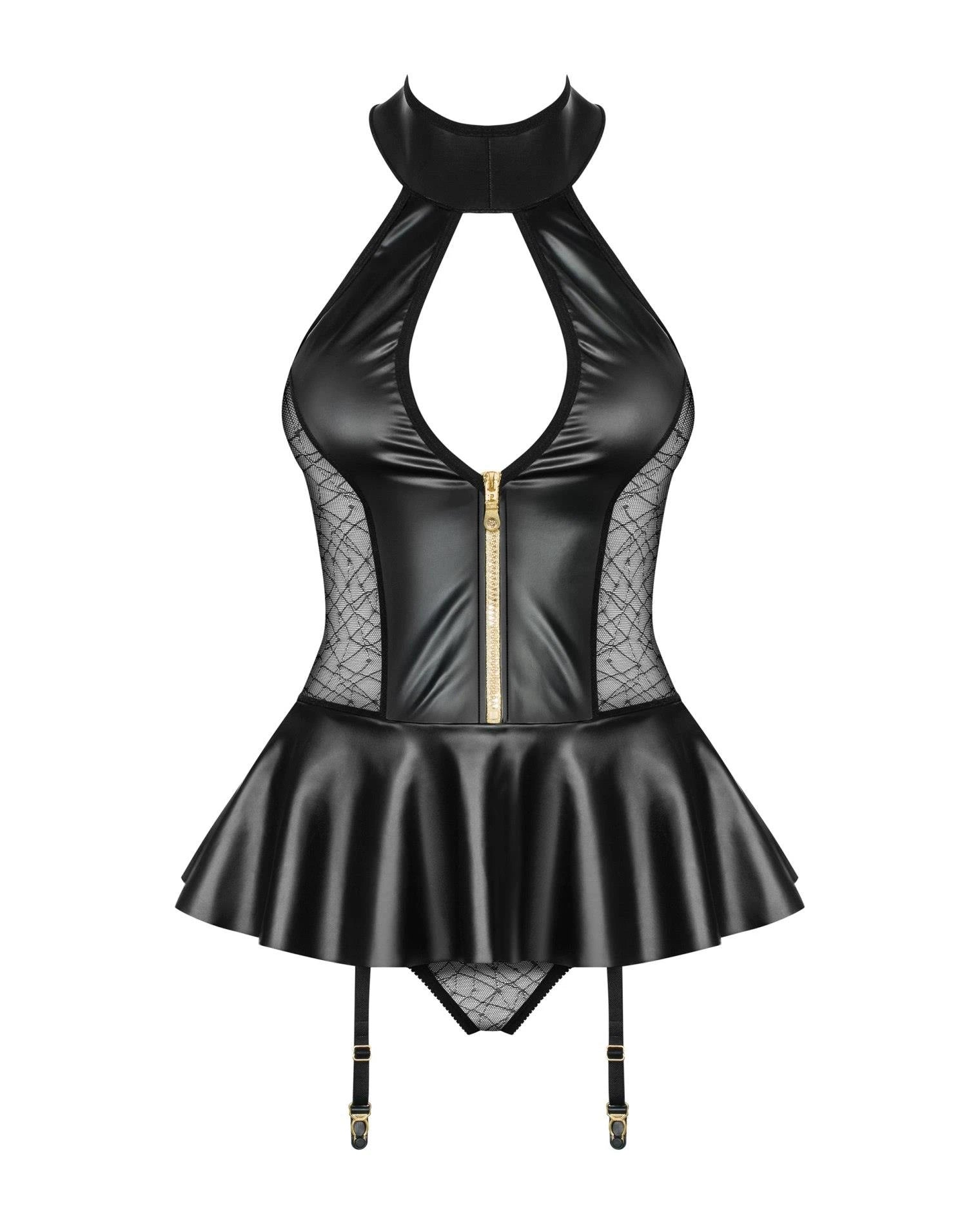 Lingerie-859-COR-1 corset et culotte S/M