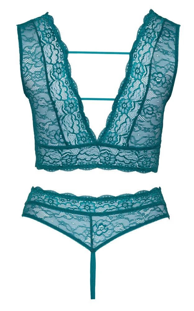 Ensemble soutien-gorge sarcelle 3XL