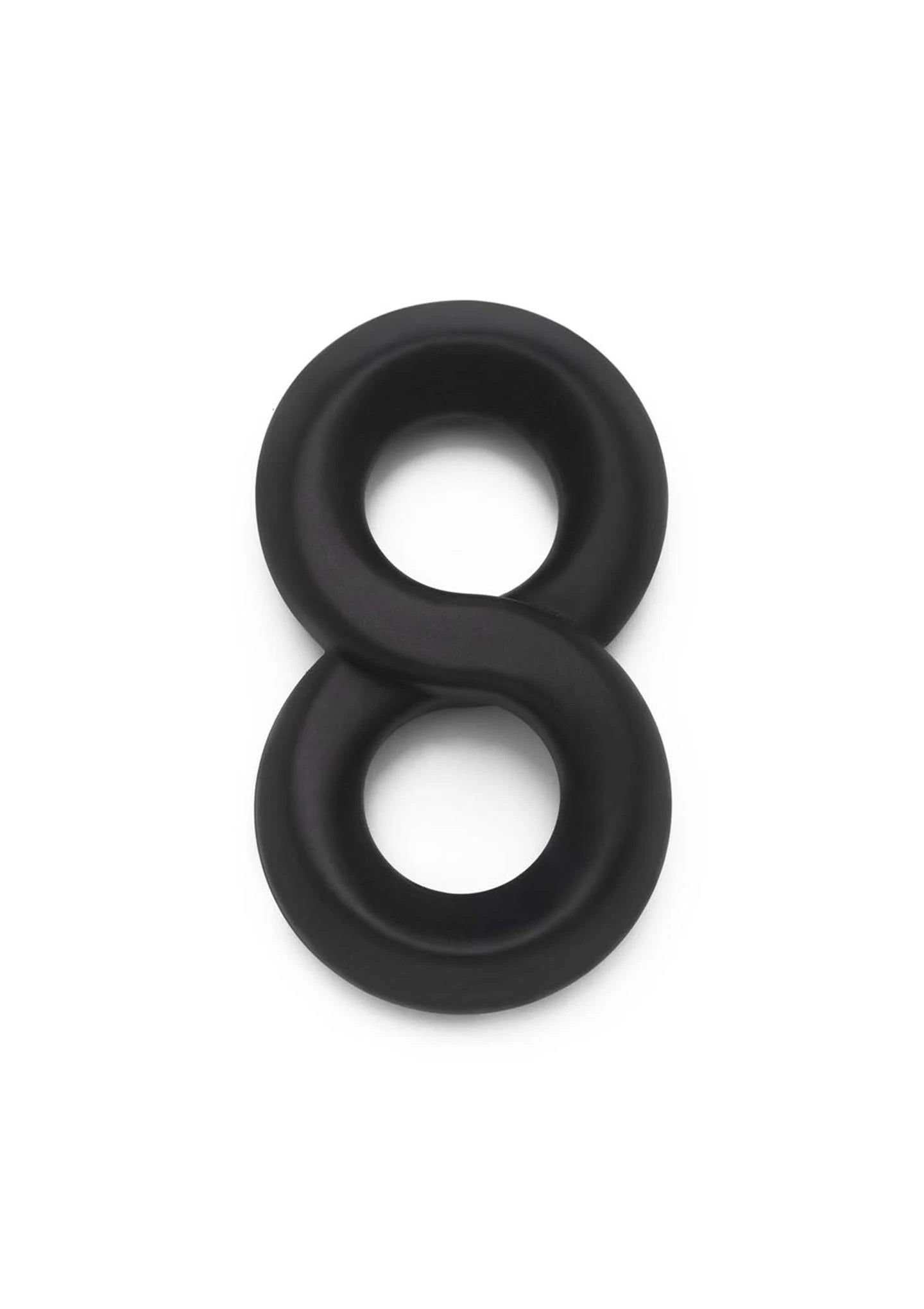 Anneau de pénis en silicone souple noir