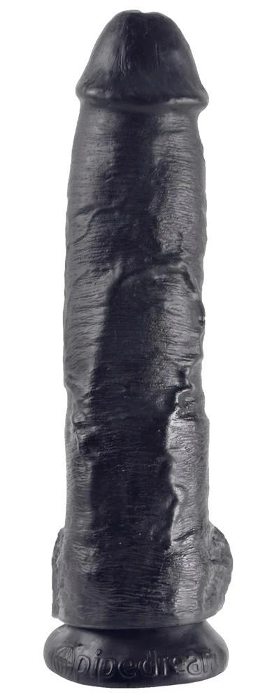 King Cock 10-inch Black Balls