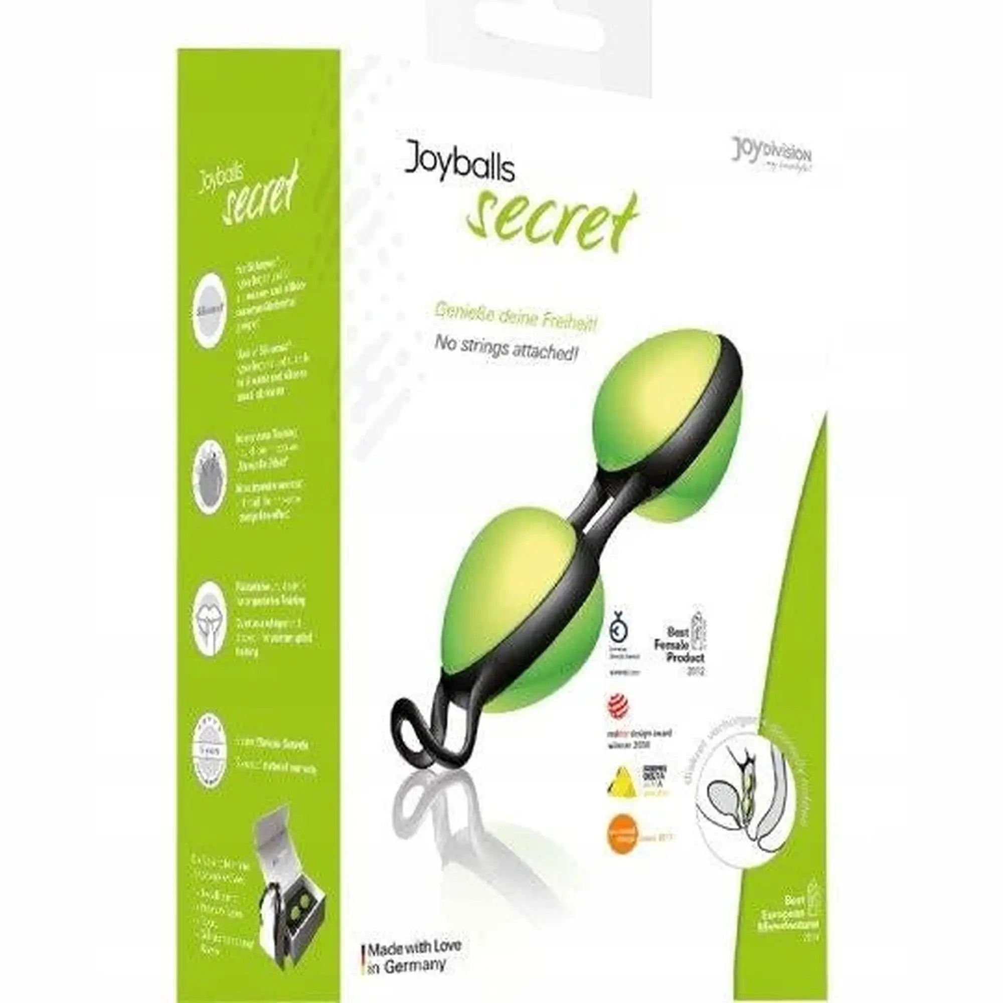 Joyballs secret, green-black