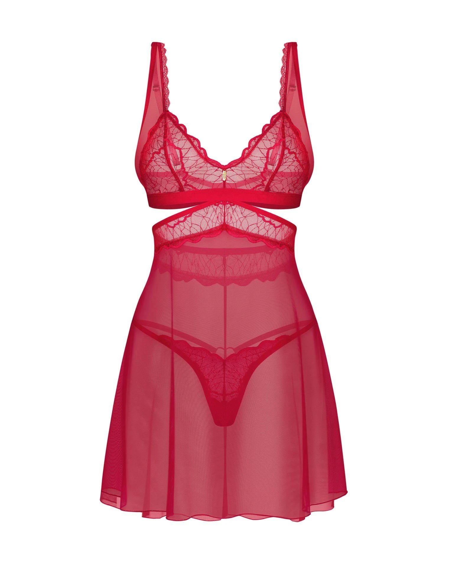 Cupide Desir babydoll and thong L/XL