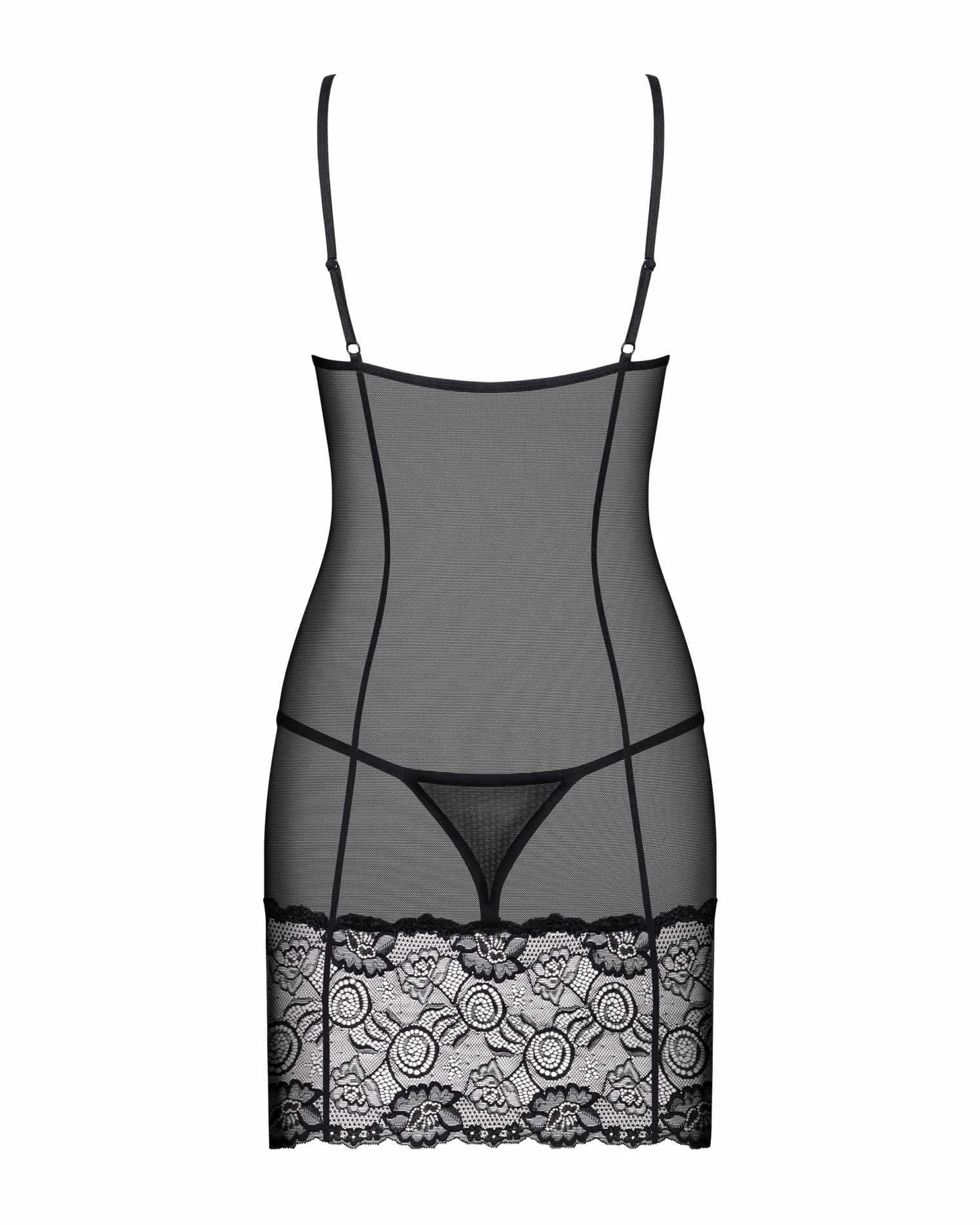 Lingerie-Alluria chemise and thong S/M