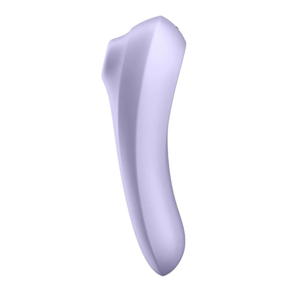 Dual Pleasure - Air Pulse Vibrator - Mauve