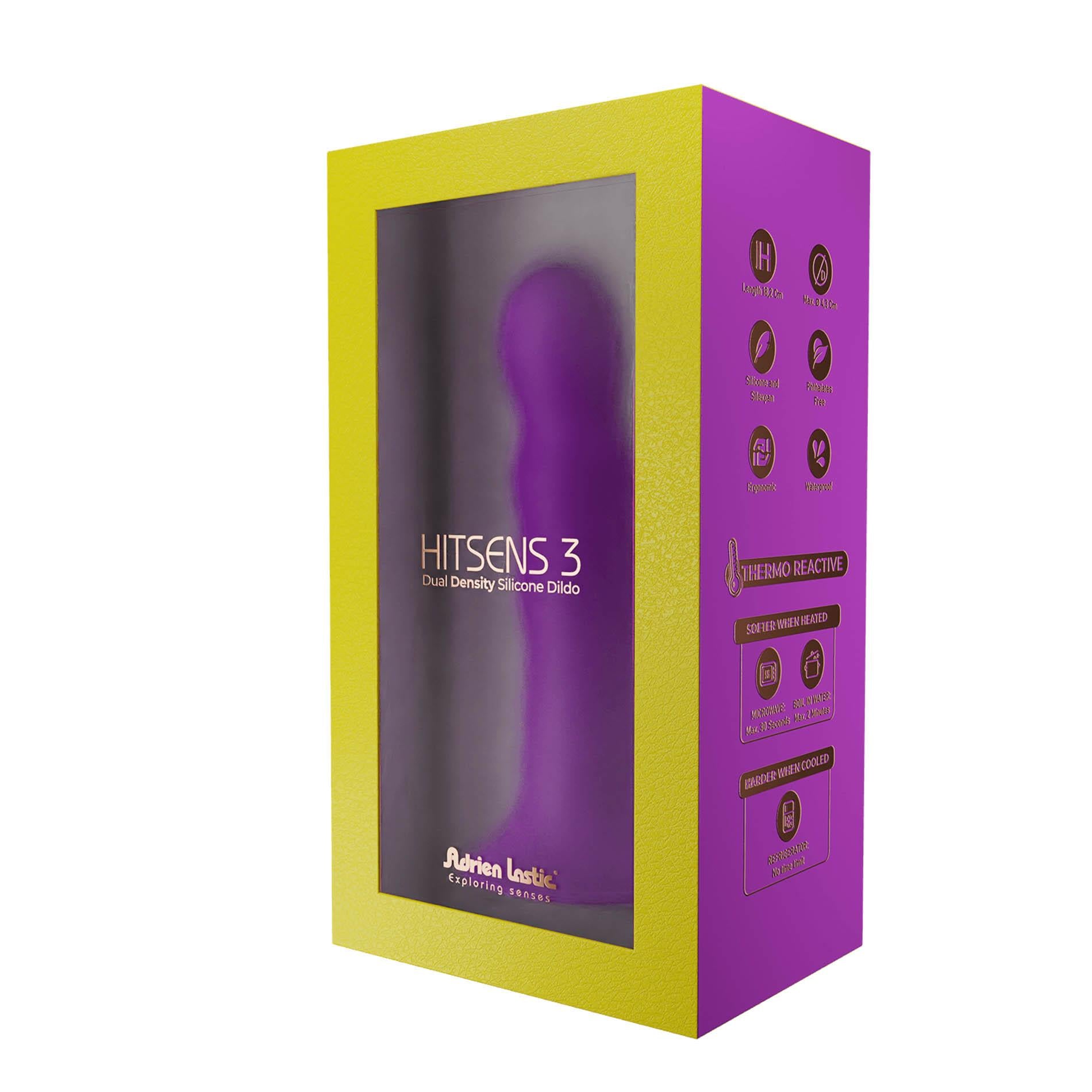 Dildo-AD.Hitsens 3 (17,78 cm) Violet