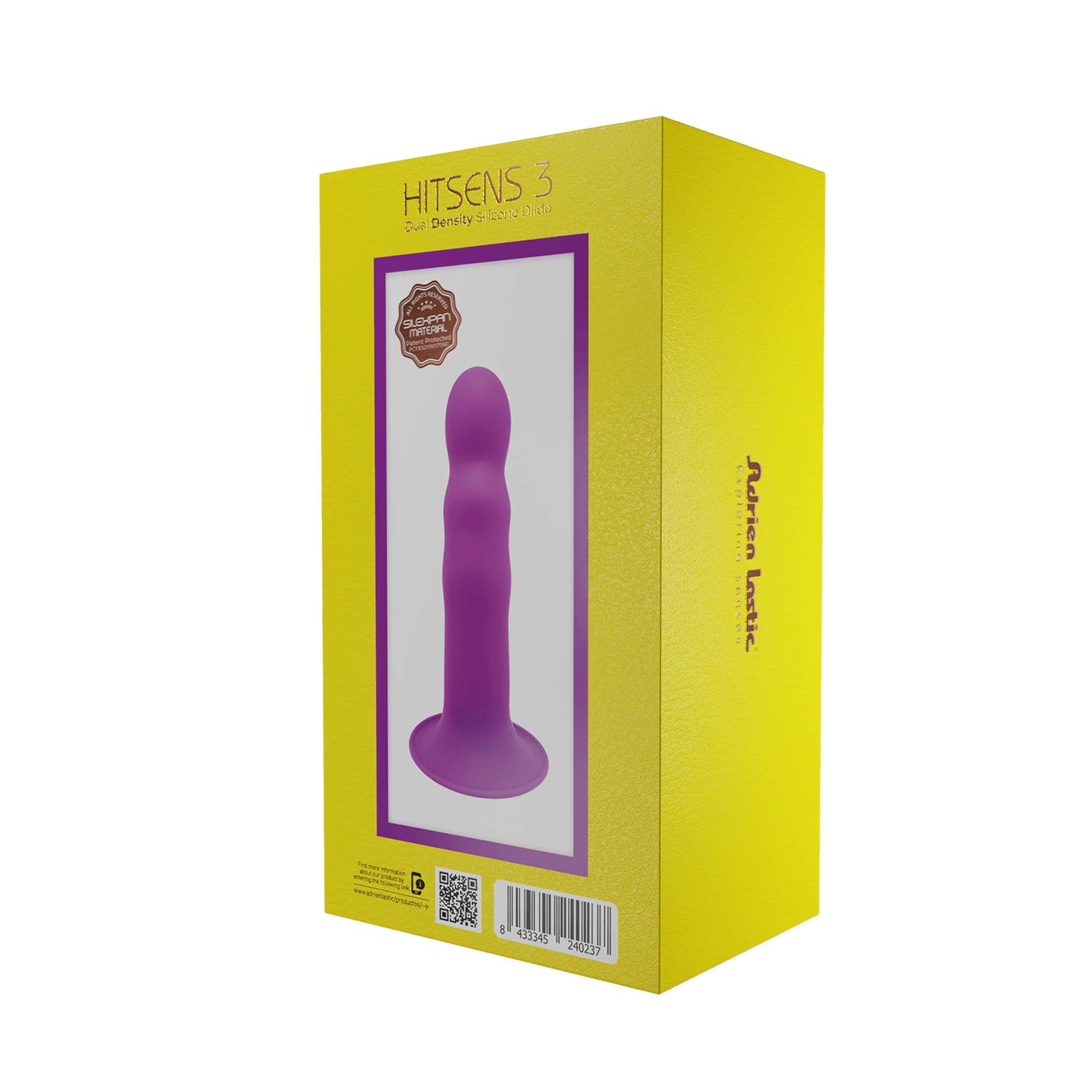 Dildo-AD.Hitsens 3 (17,78 cm) Violet