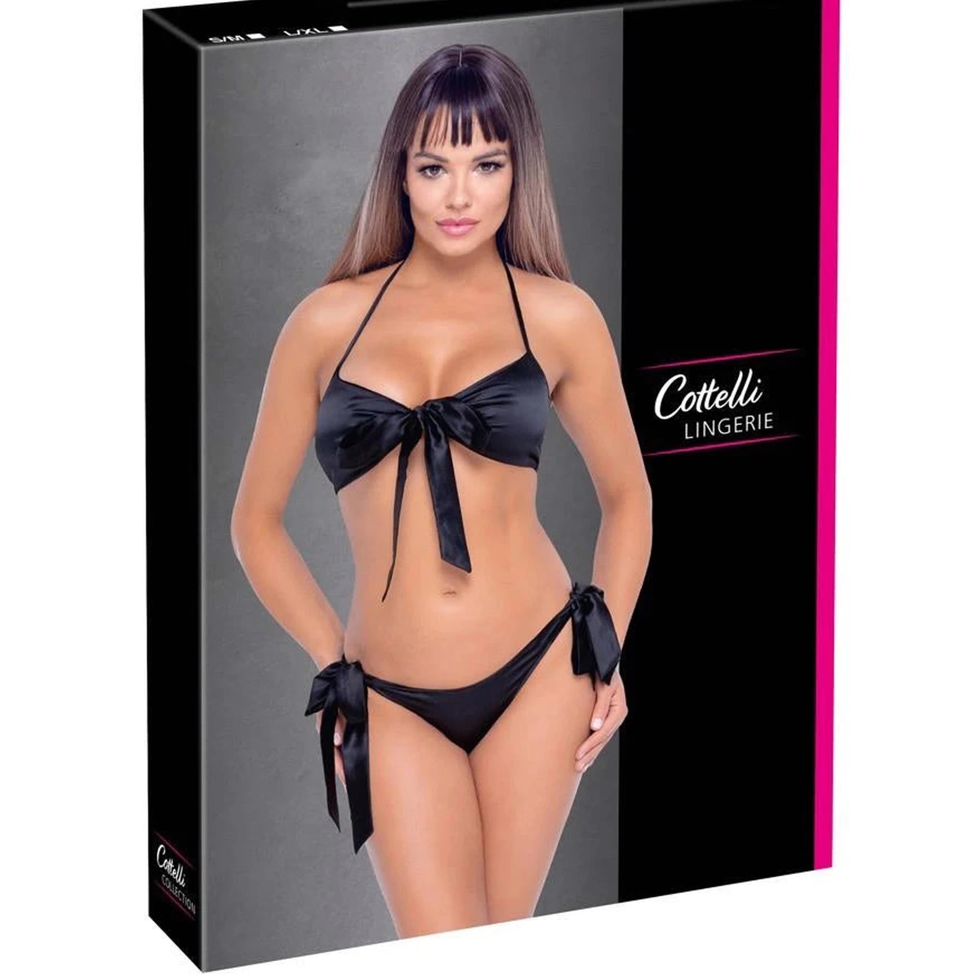 Bra and Briefs black L/XL