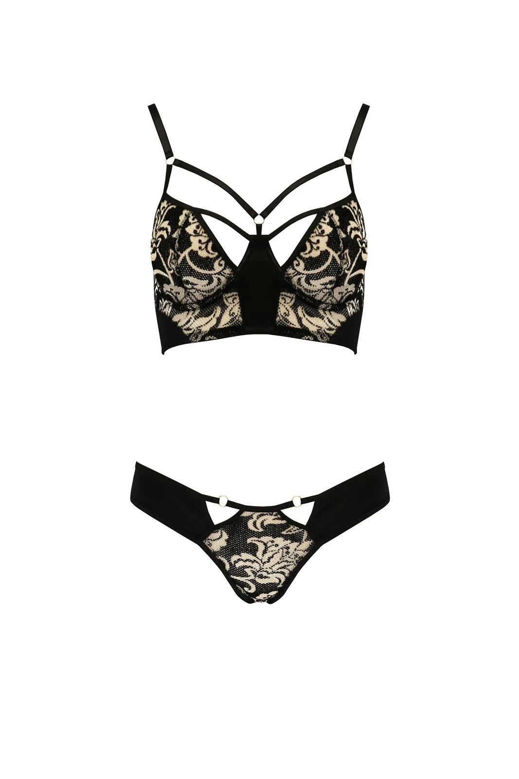 Lingerie - ENSEMBLE VICTORIA noir XXL/XXXL - Casmir