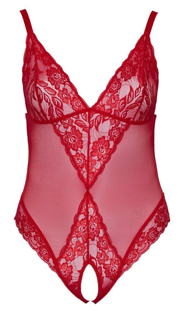 Body sans entrejambe rouge 4XL