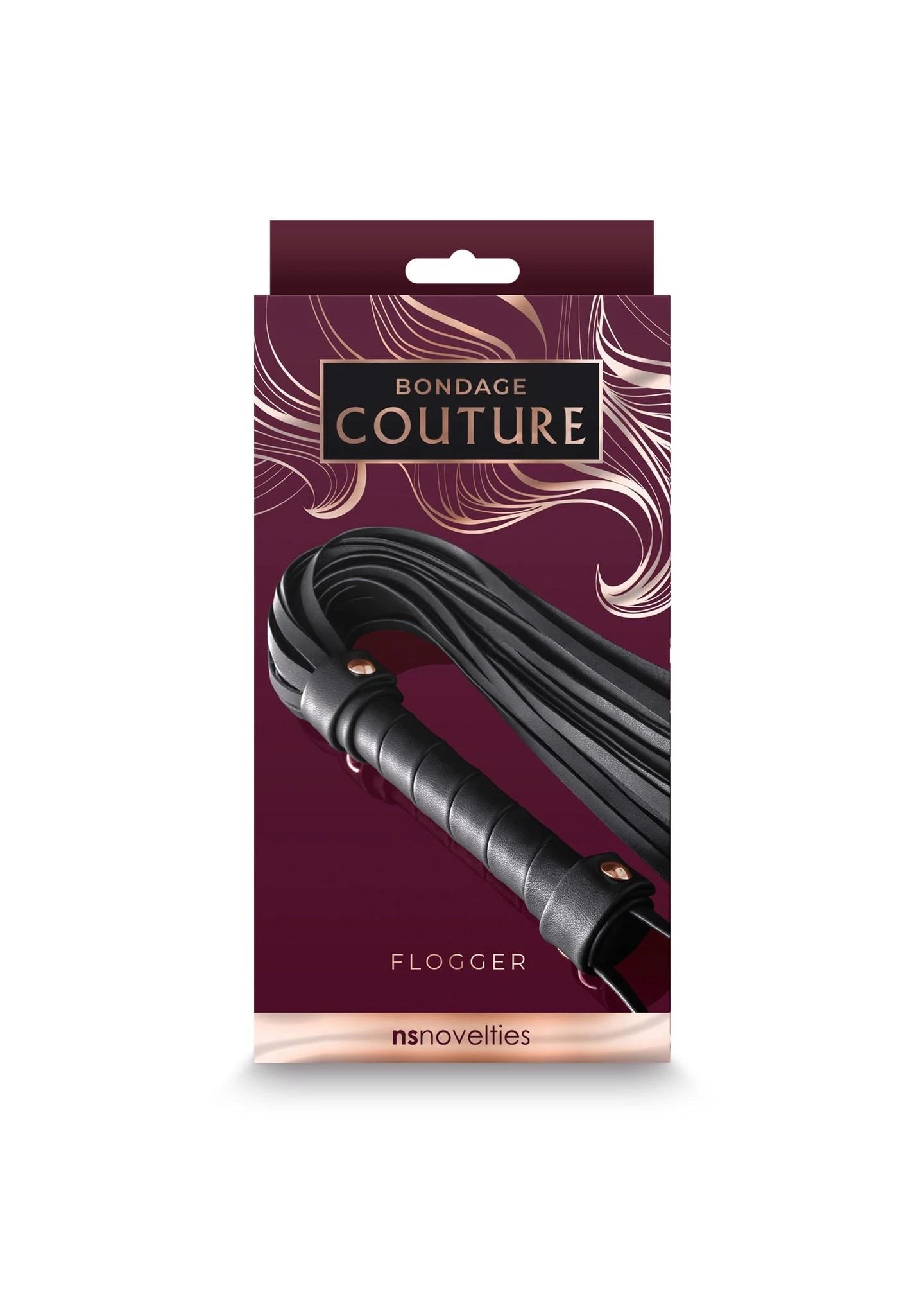 BONDAGE COUTURE FLOGGER BLACK
