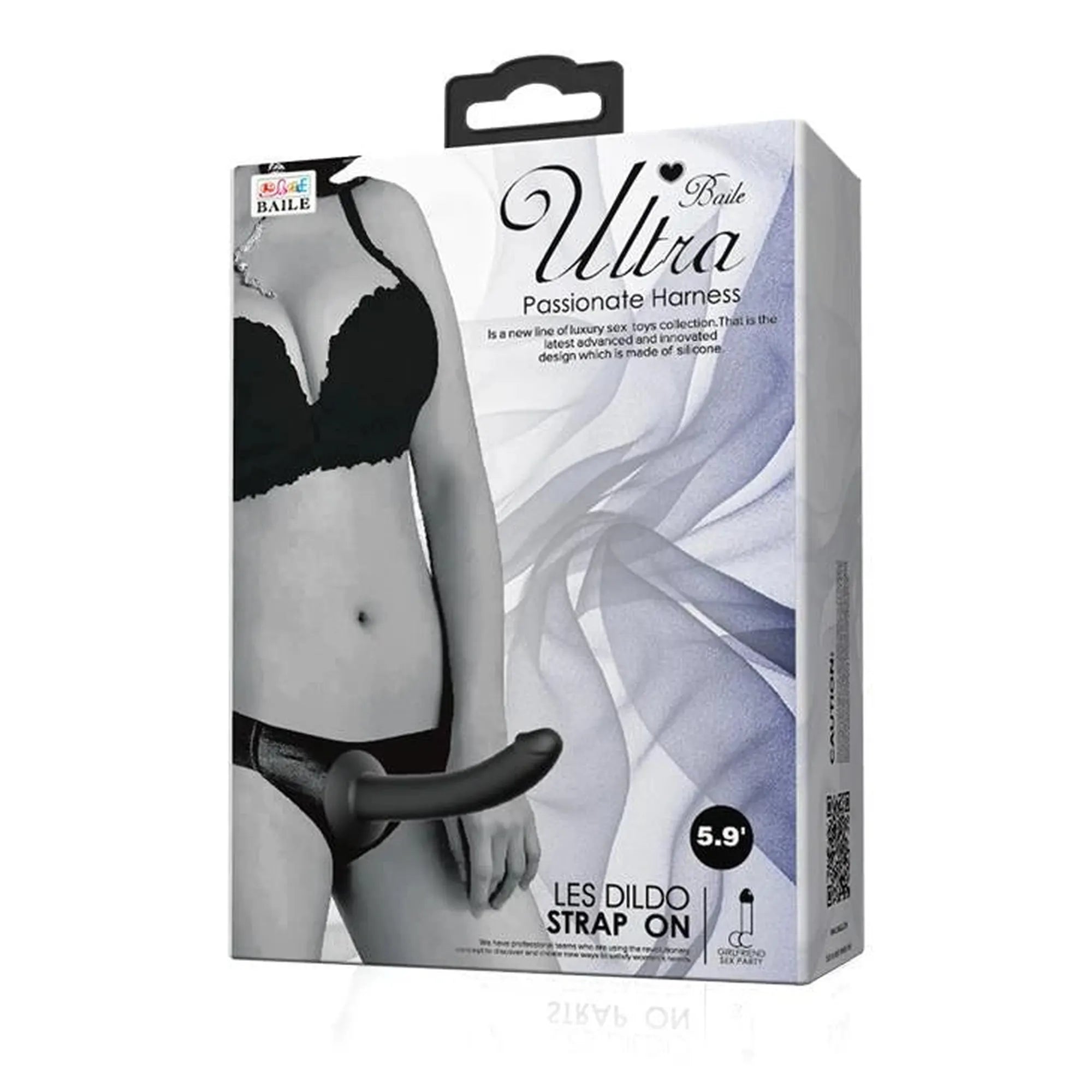 BAILE - Harnais ultra PASSIONNÉ 5,9", STRAP ON