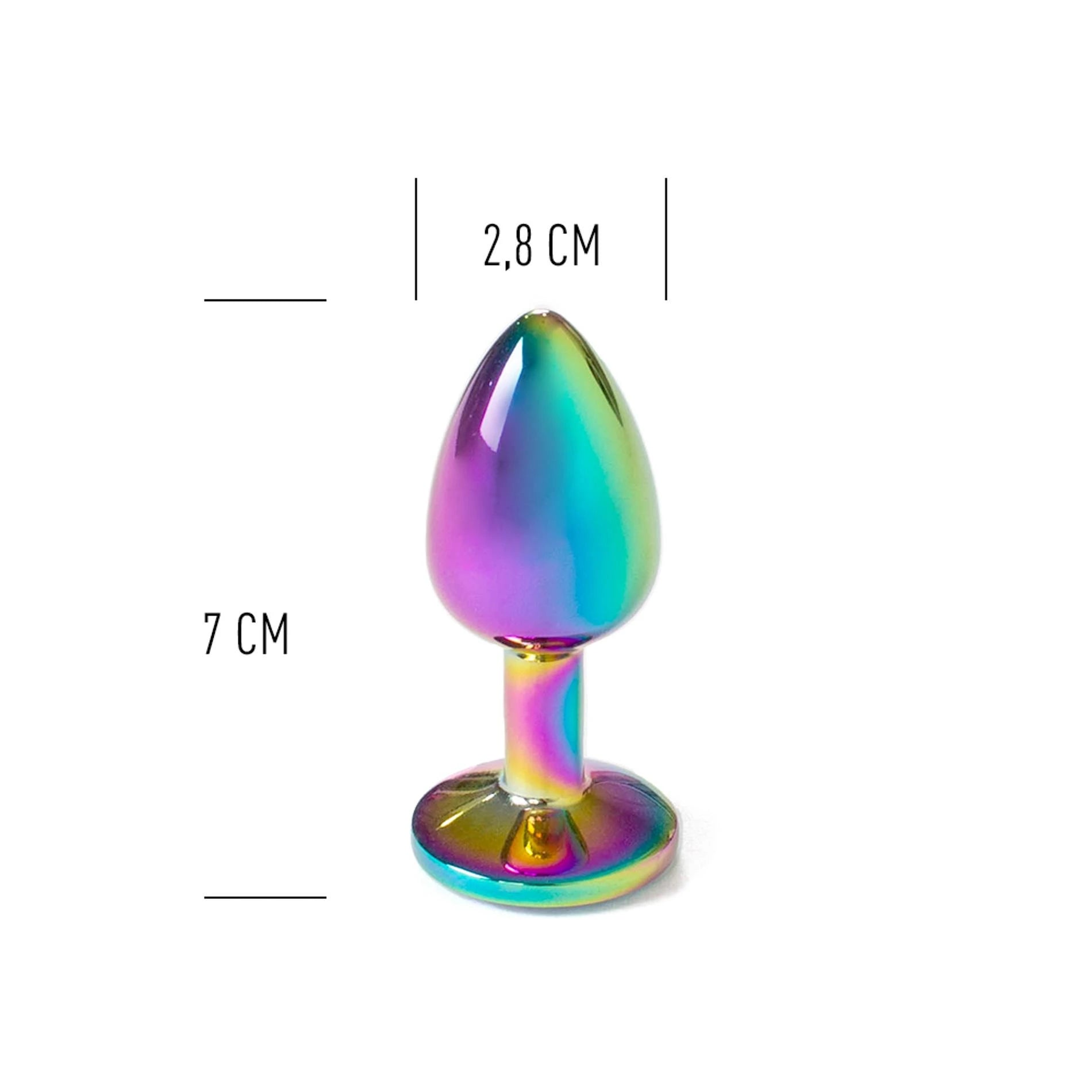 PLUG ANALE RAINBOW METAL S