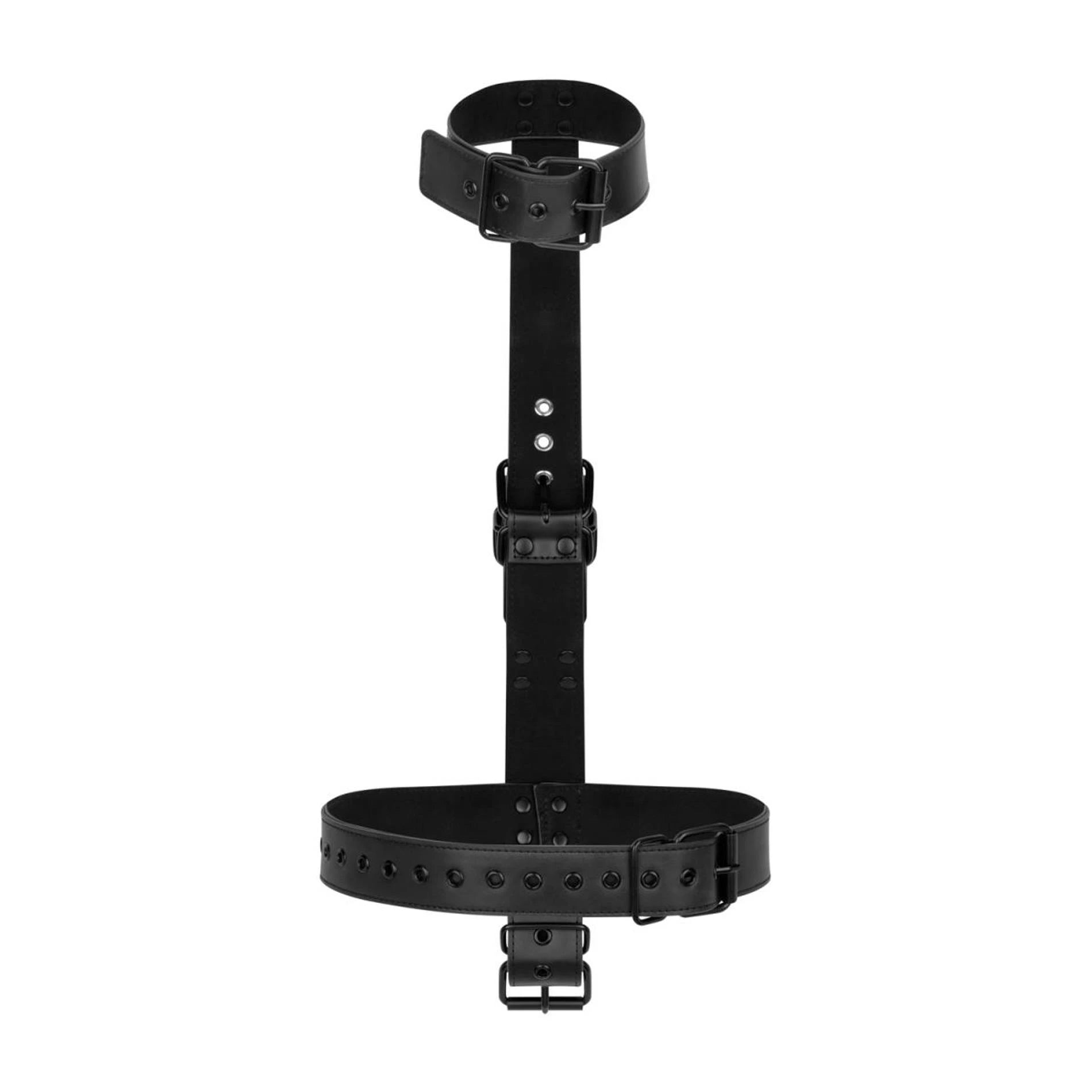 Bedroom Fantasies - Collar with Wrist
Cuffs Body Restraint Set Black