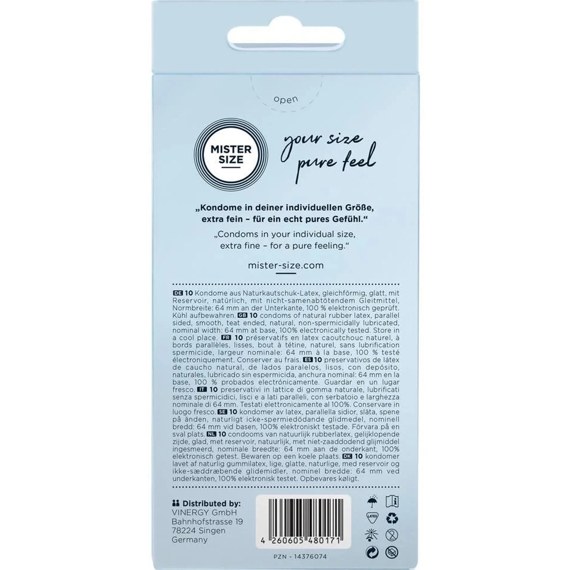 Mister Size 64 mm paquet de 10