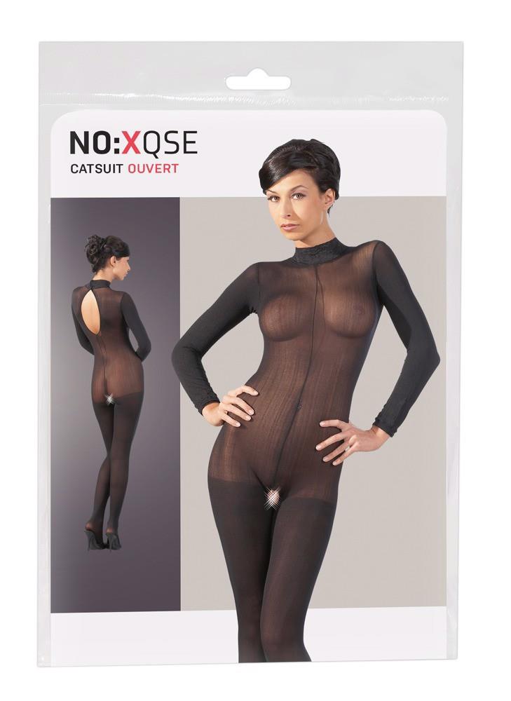 Catsuit en dentelle avec col S/M