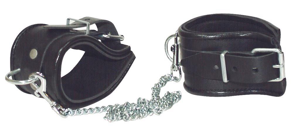 Menottes de cheville en cuir