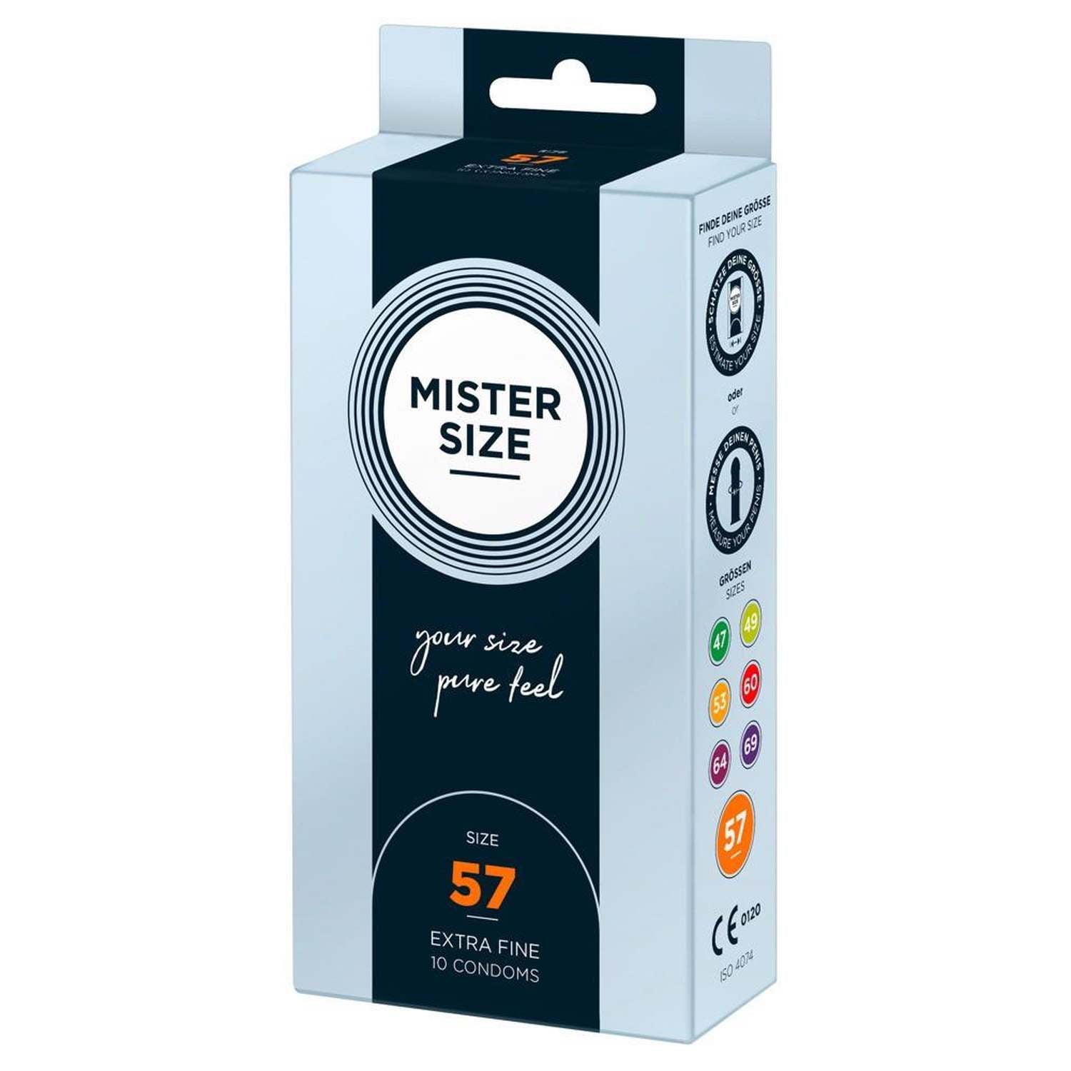 Mister Size 57mm pack de 10