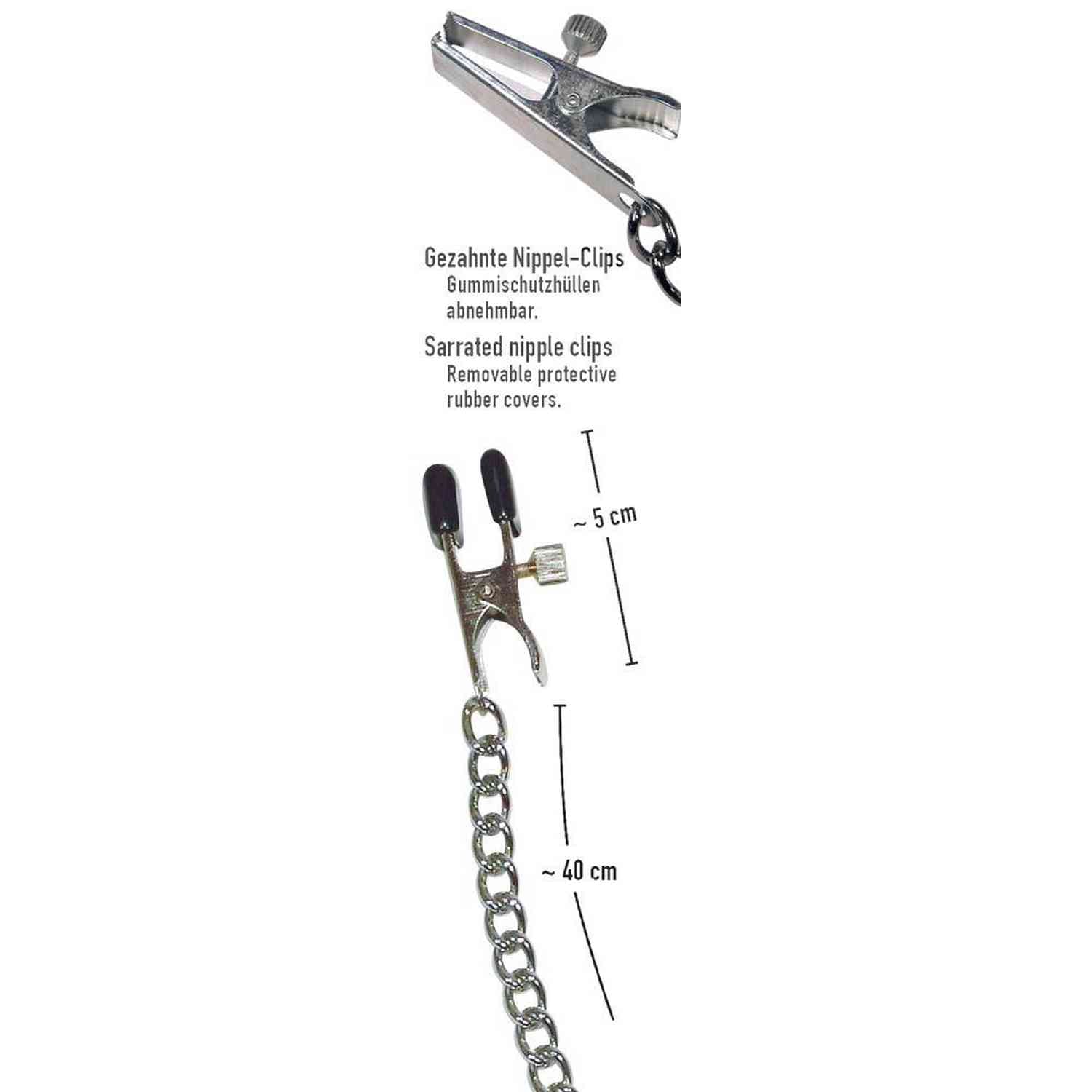 Boob Chain with Nipple Clamps