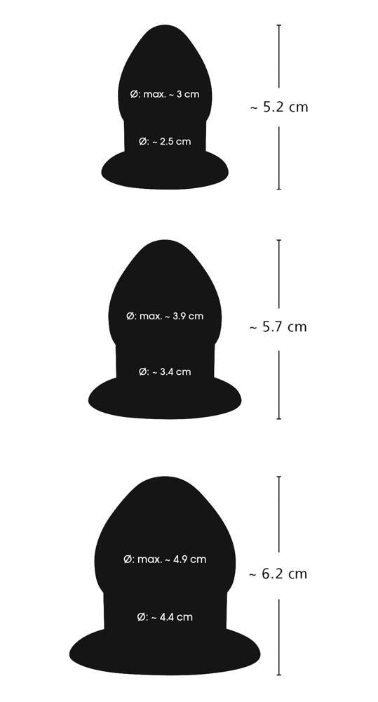 Kit de plug anal d'étirement