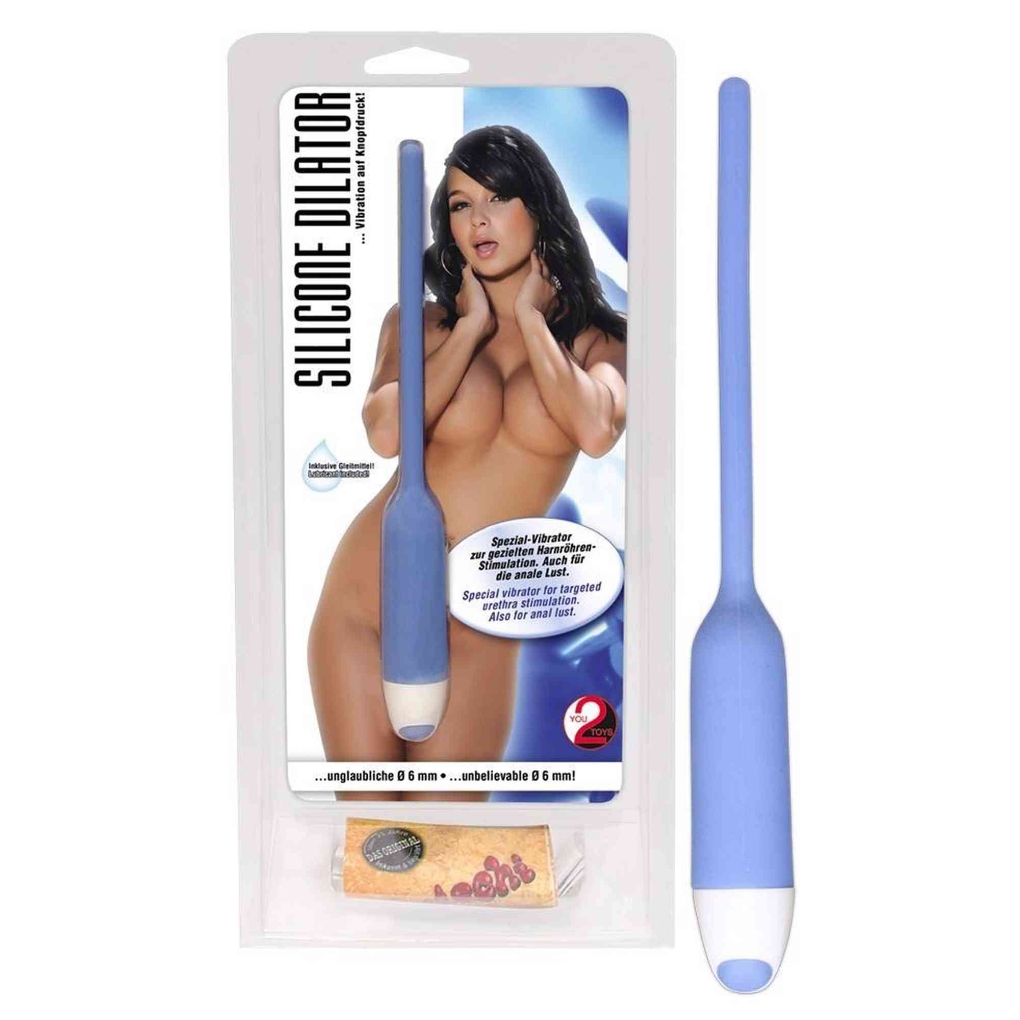Dilatatore in silicone blu