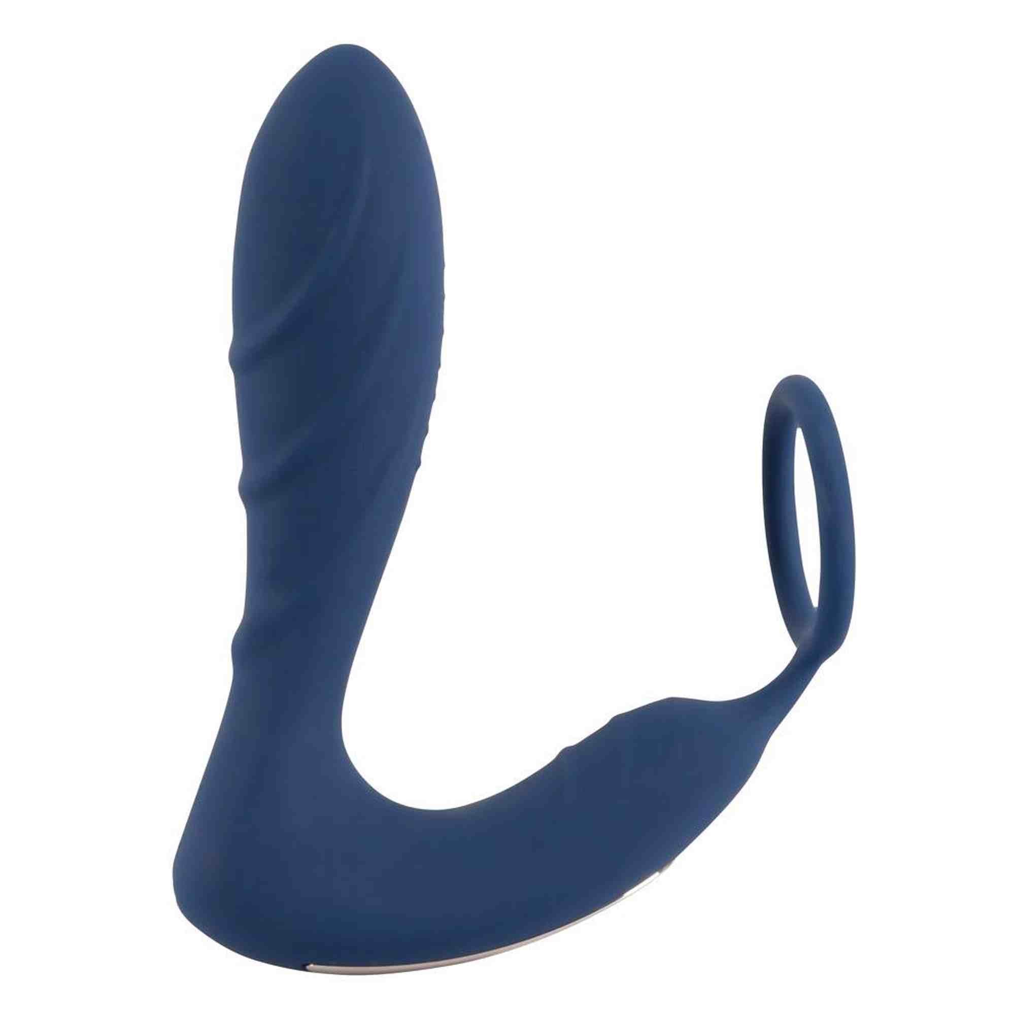 Vibrating Prostate Plug with Cock Ring