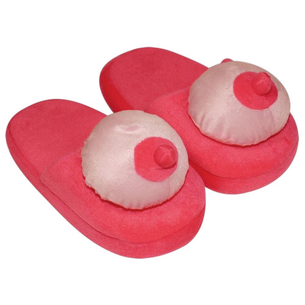 Plush Slippers Boobs
