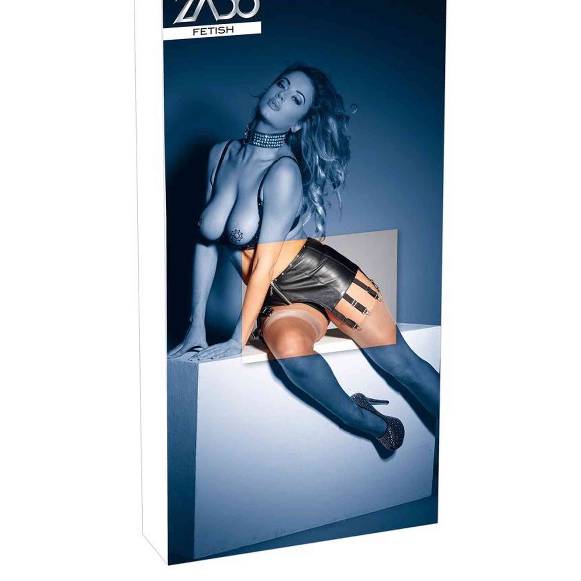 Porte-jarretelles en cuir XL