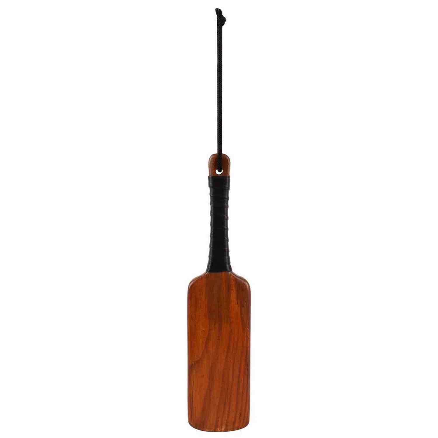 Leather spanking paddle