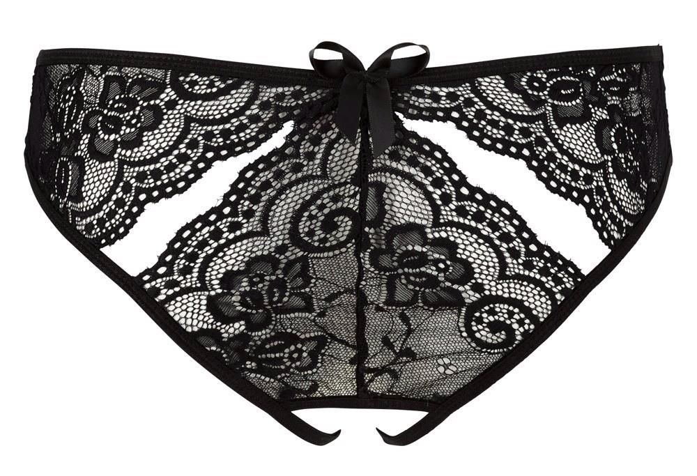 Culotte ouverte noire L