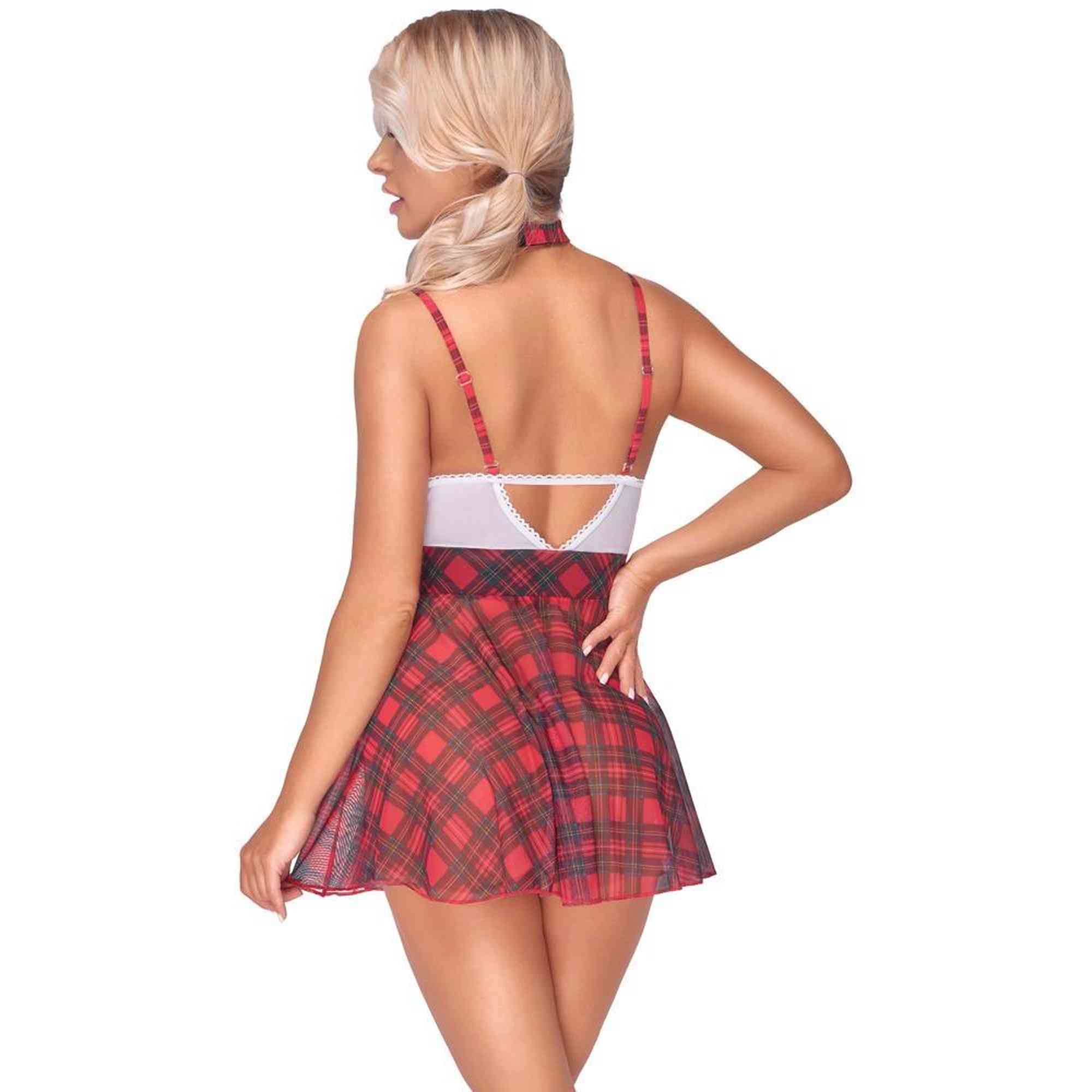 Plaid dress M