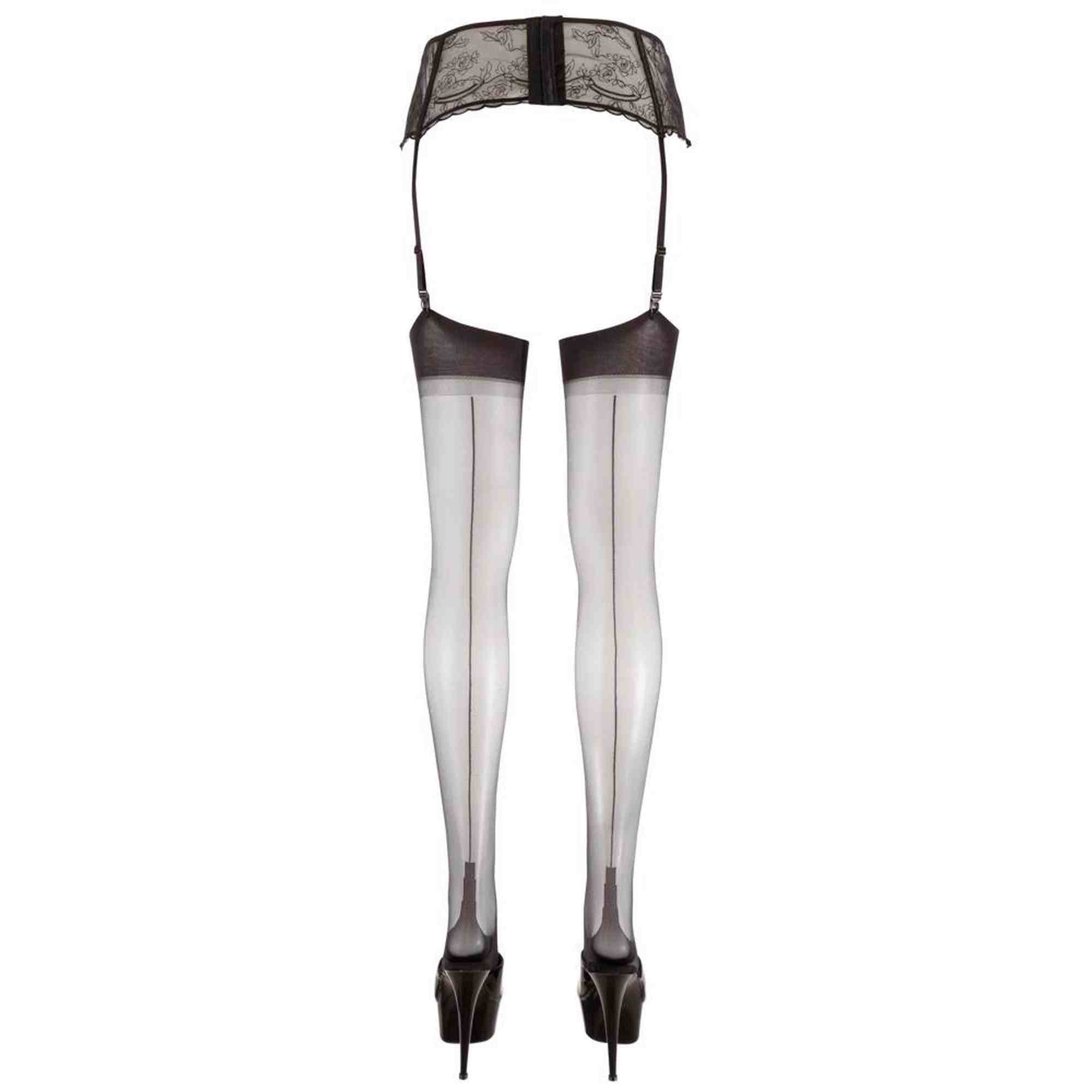 Bas avec couture noire 8