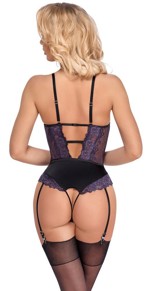 Corps noir/violet XL