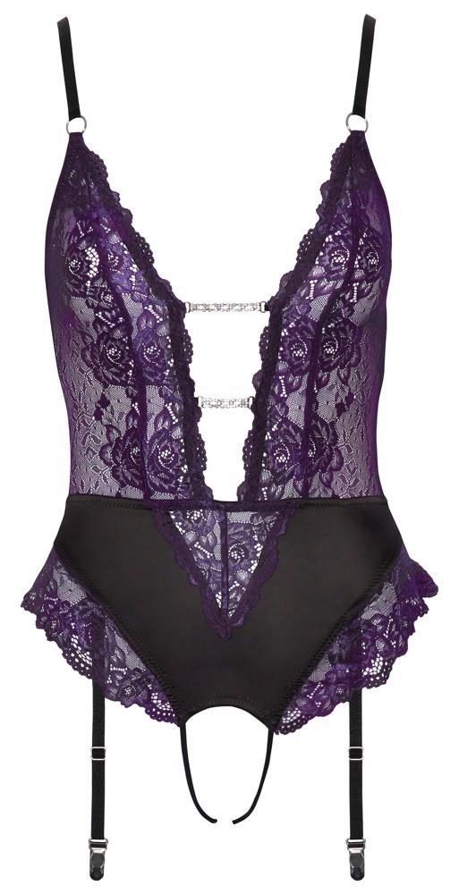 Corps noir/violet XL